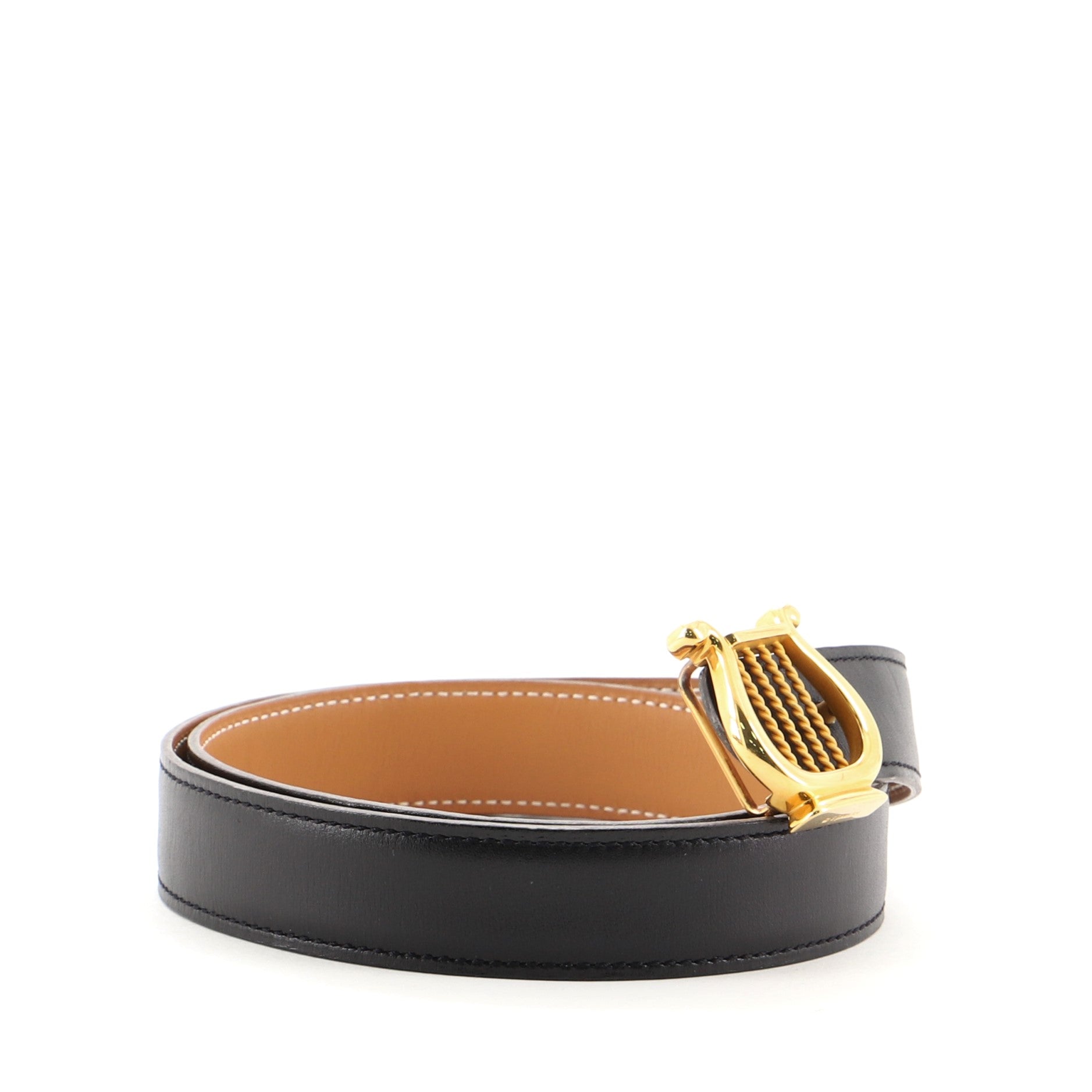 Harp Reversible Belt Leather Thin 70