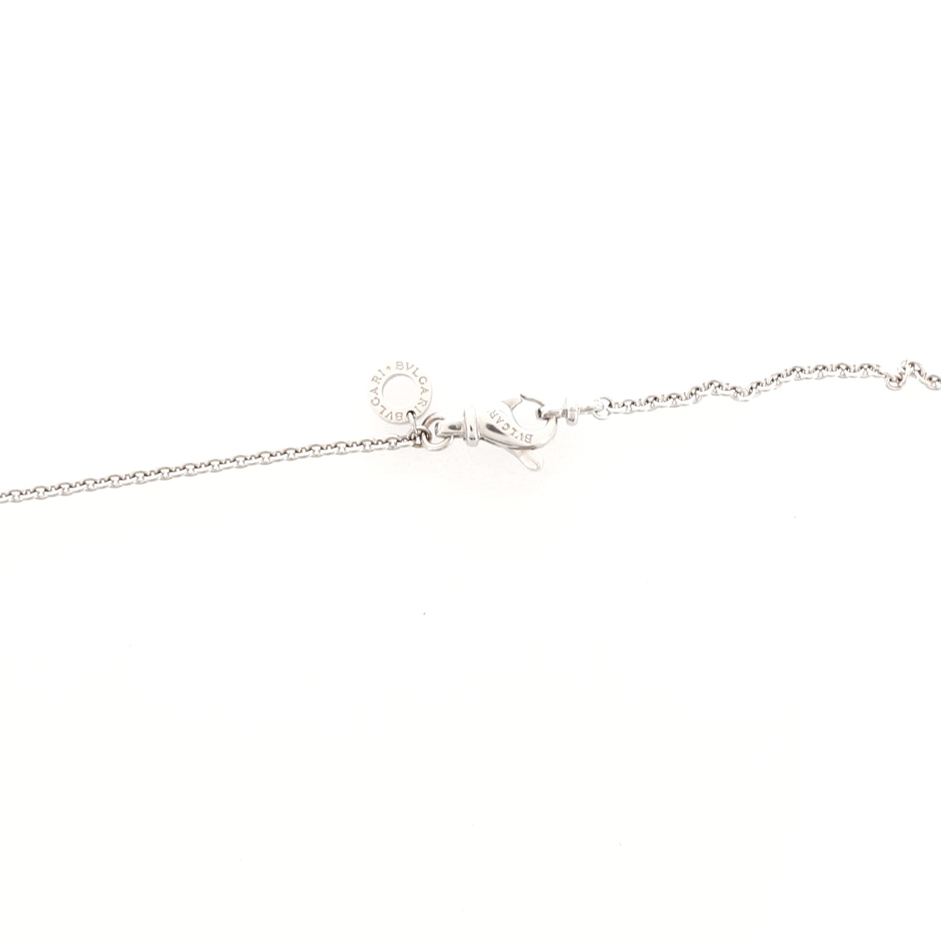 B.Zero1 Pendant Necklace 18K White Gold