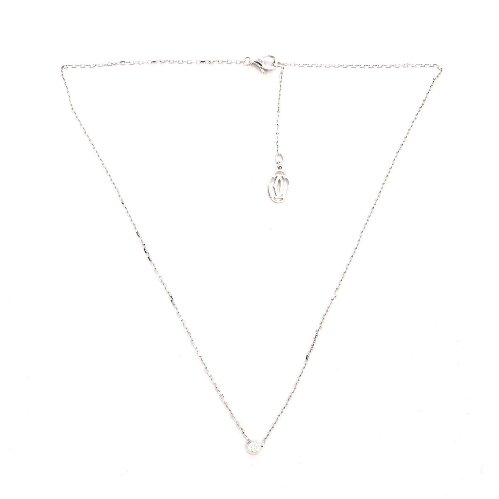 Diamants Legers Necklace 18K White Gold with Diamond Small