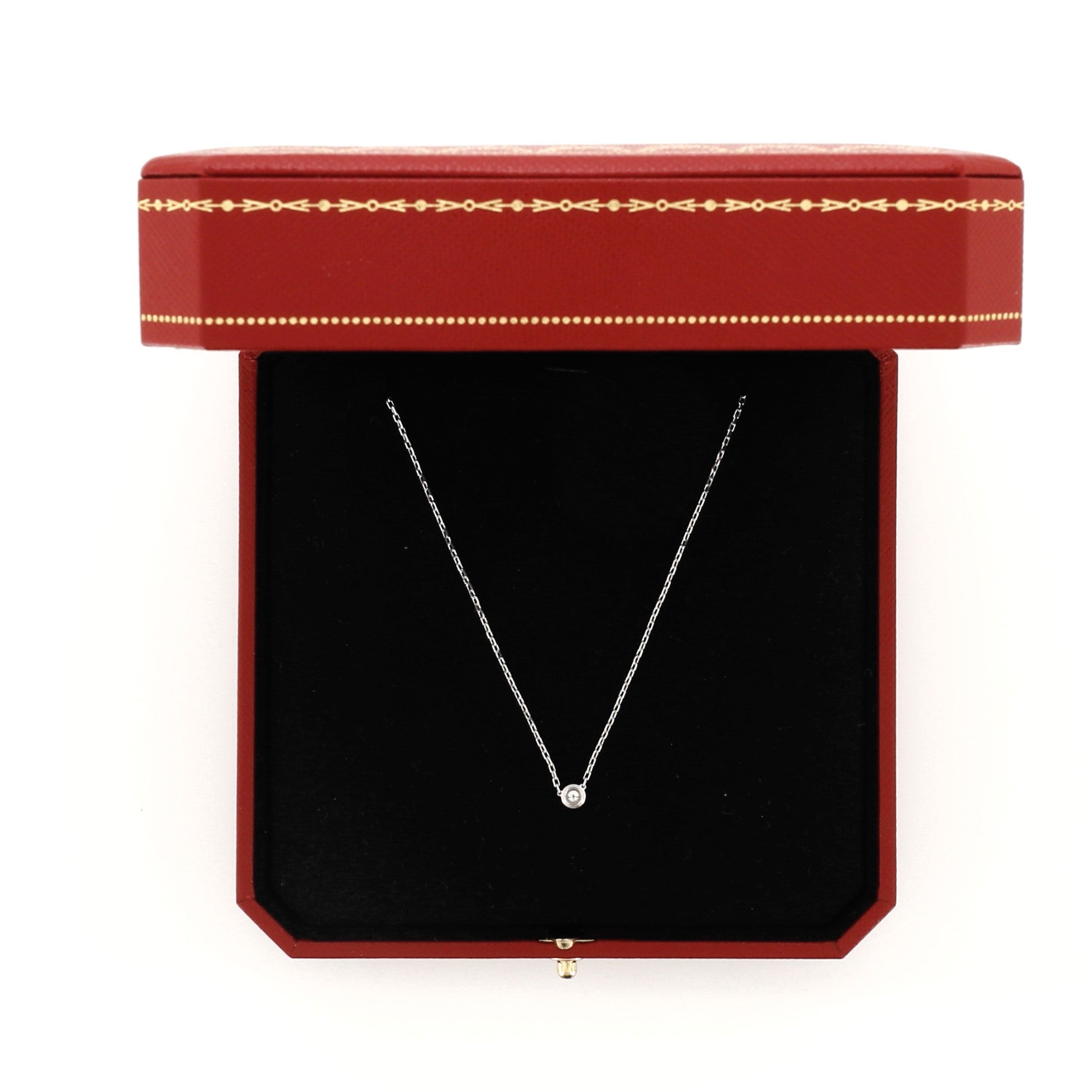 Diamants Legers Necklace 18K White Gold with Diamond Small
