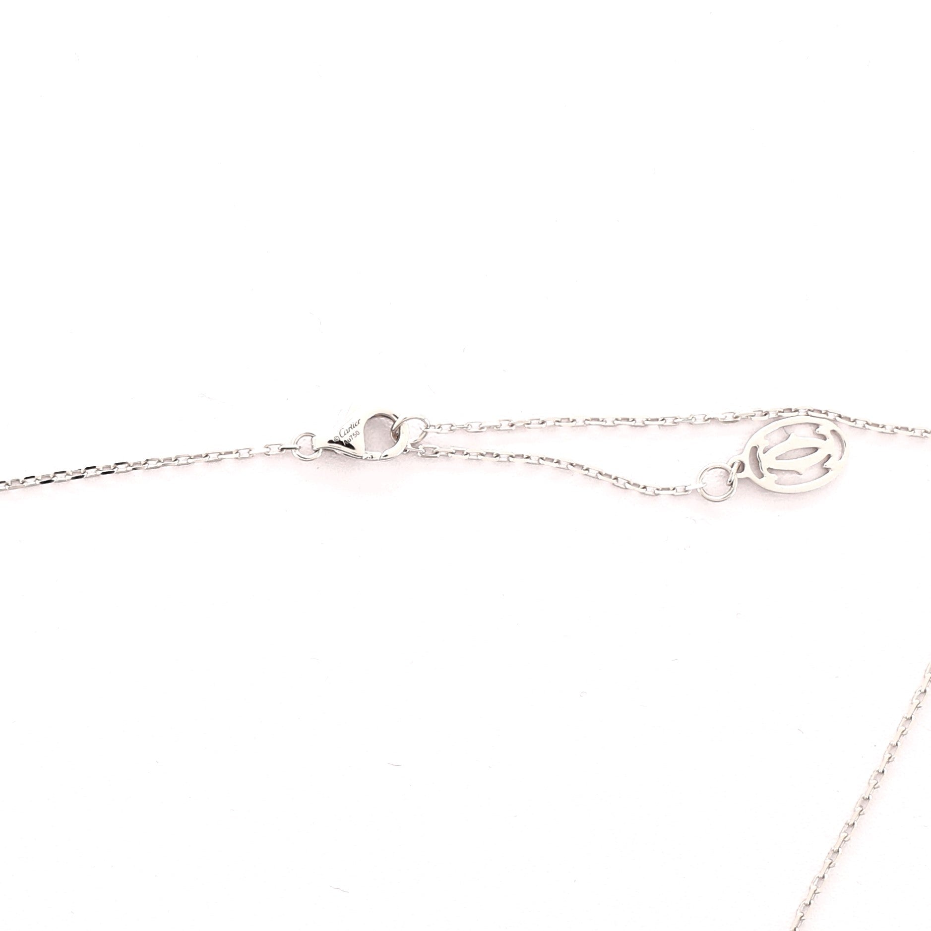 Diamants Legers Necklace 18K White Gold with Diamond Small