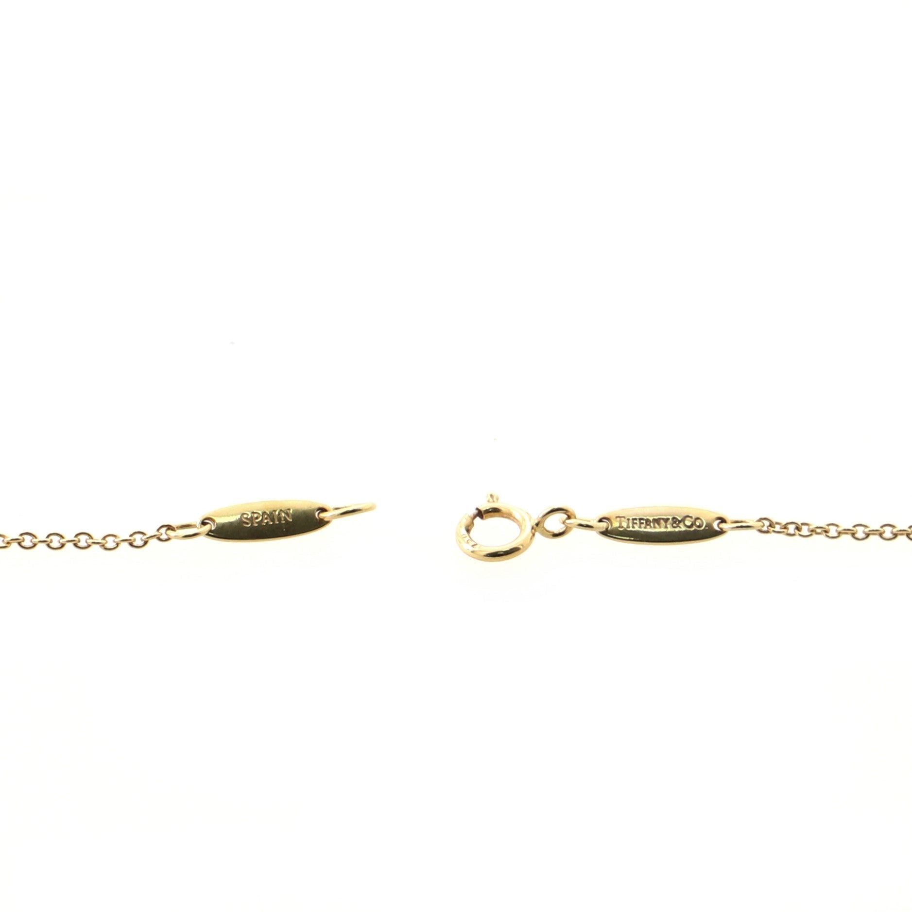 Round Pendant 18K Yellow Gold Necklace