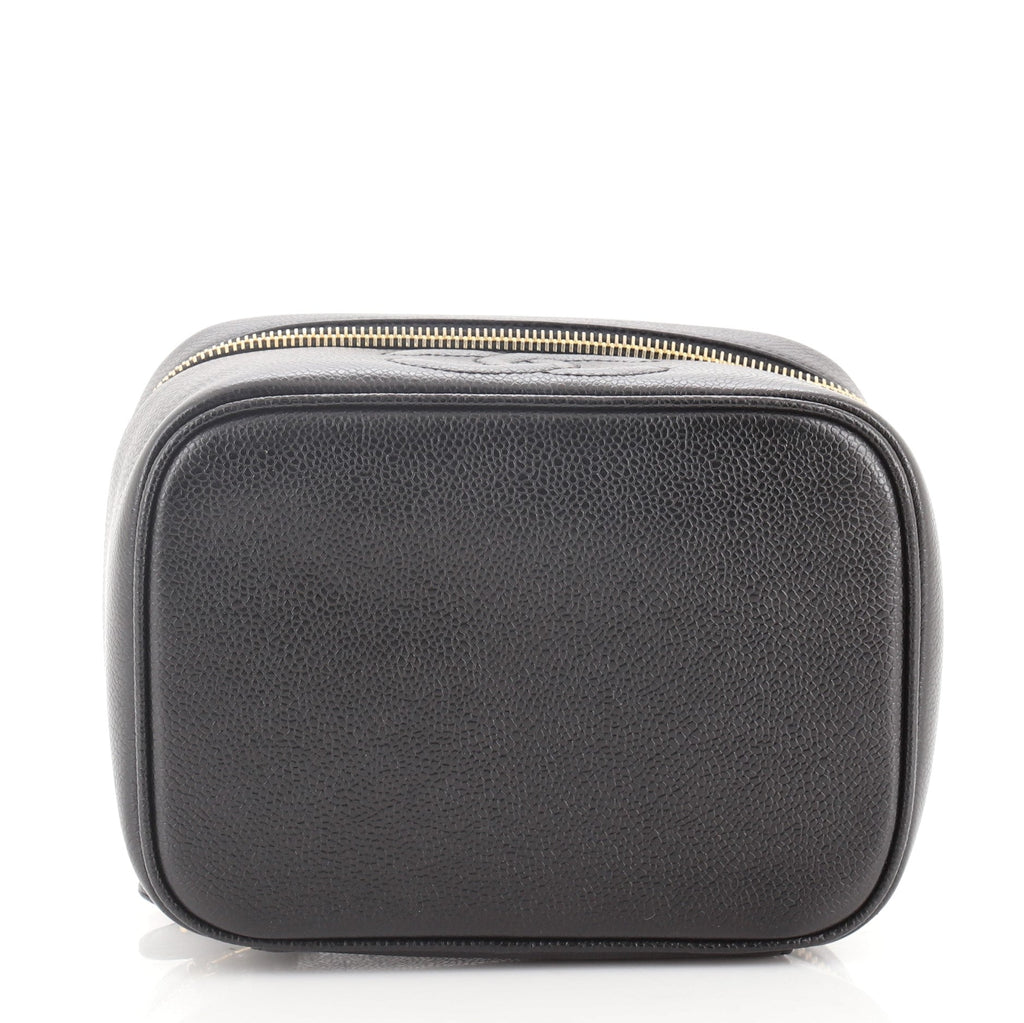 Vintage Timeless Cosmetic Case Caviar Medium