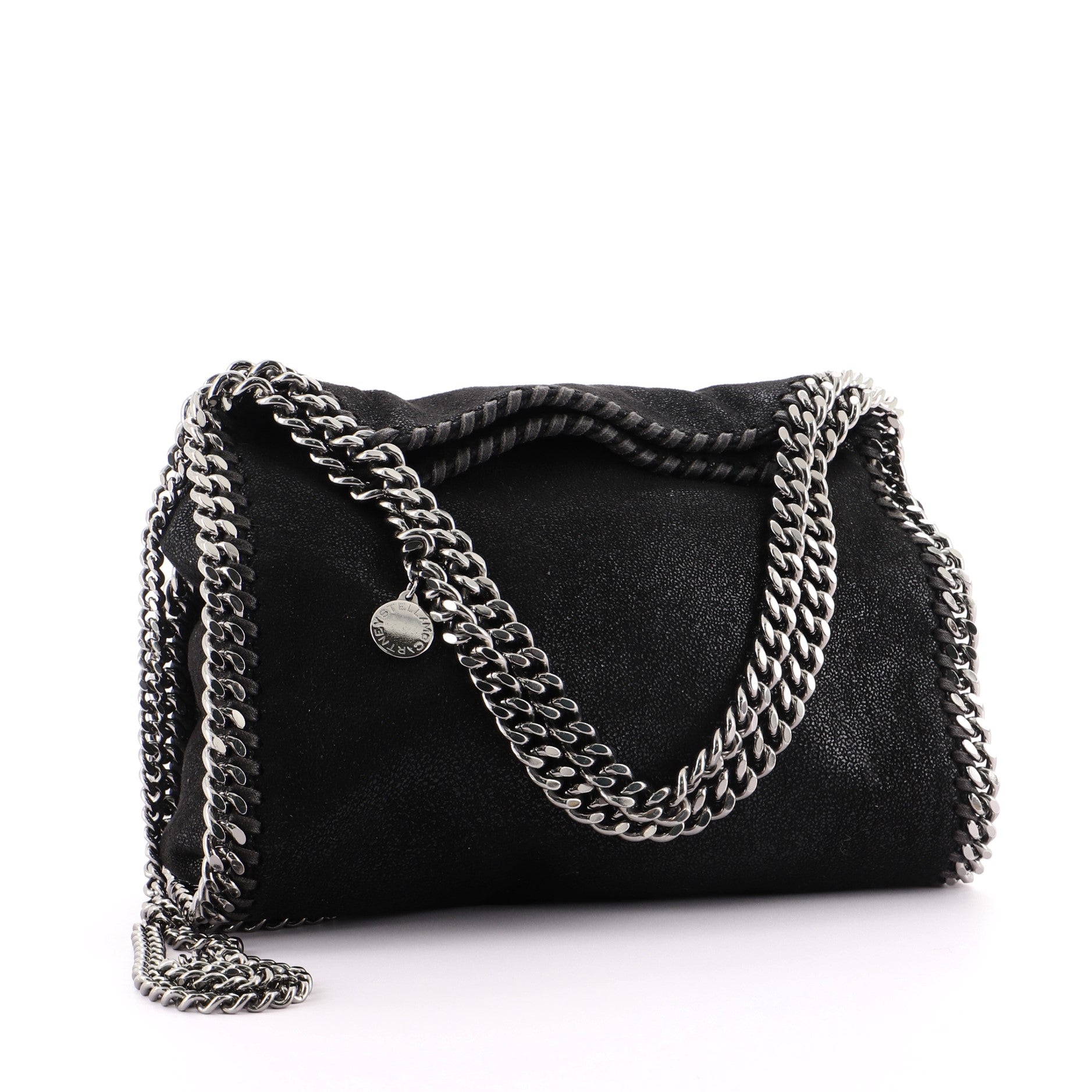 Falabella Fold Over Crossbody Bag Shaggy Deer Mini