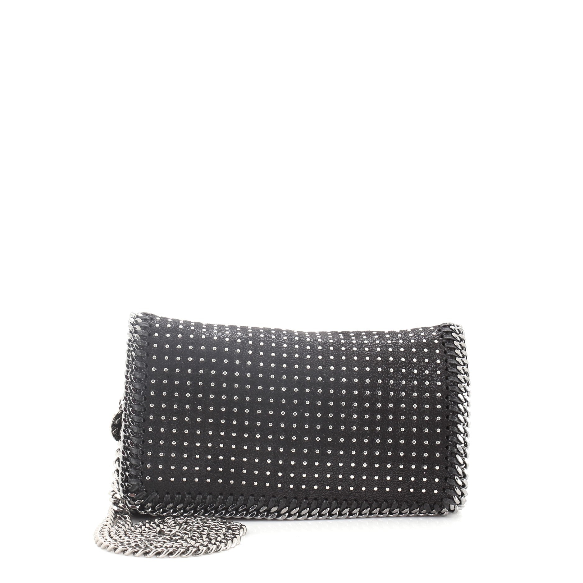 Falabella Flap Crossbody Bag Studded Shaggy Deer Mini