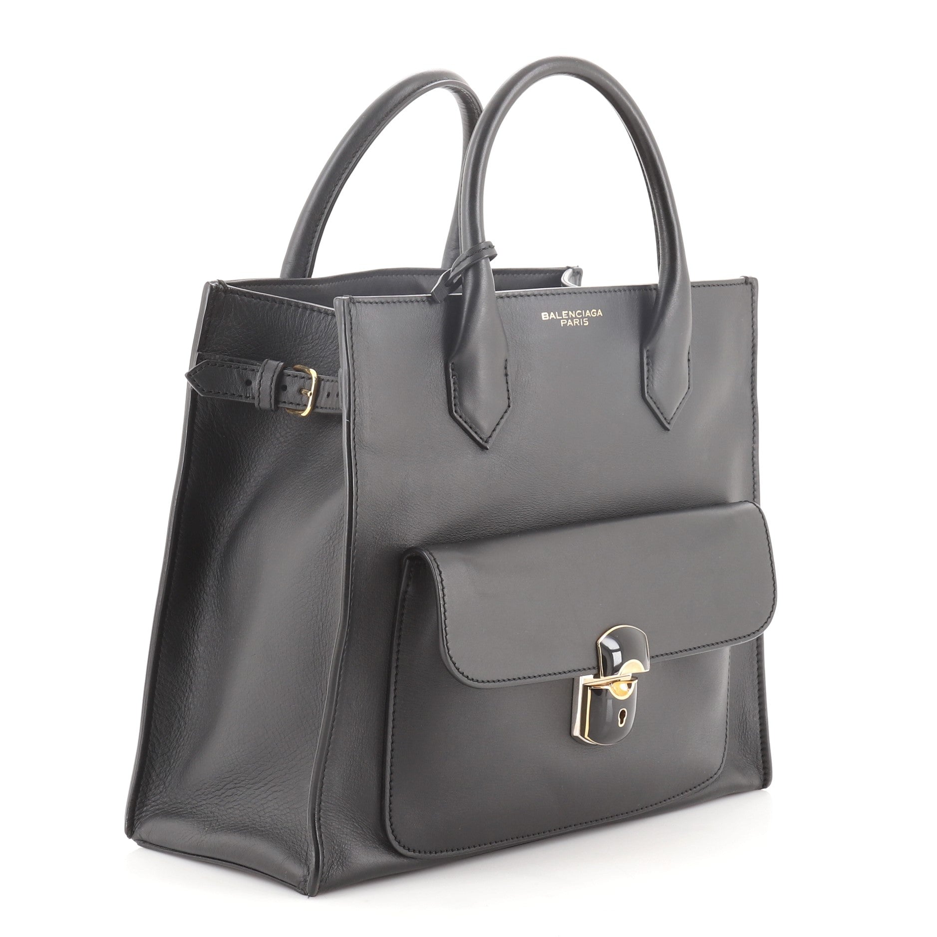 Padlock All Afternoon Tote Leather Mini