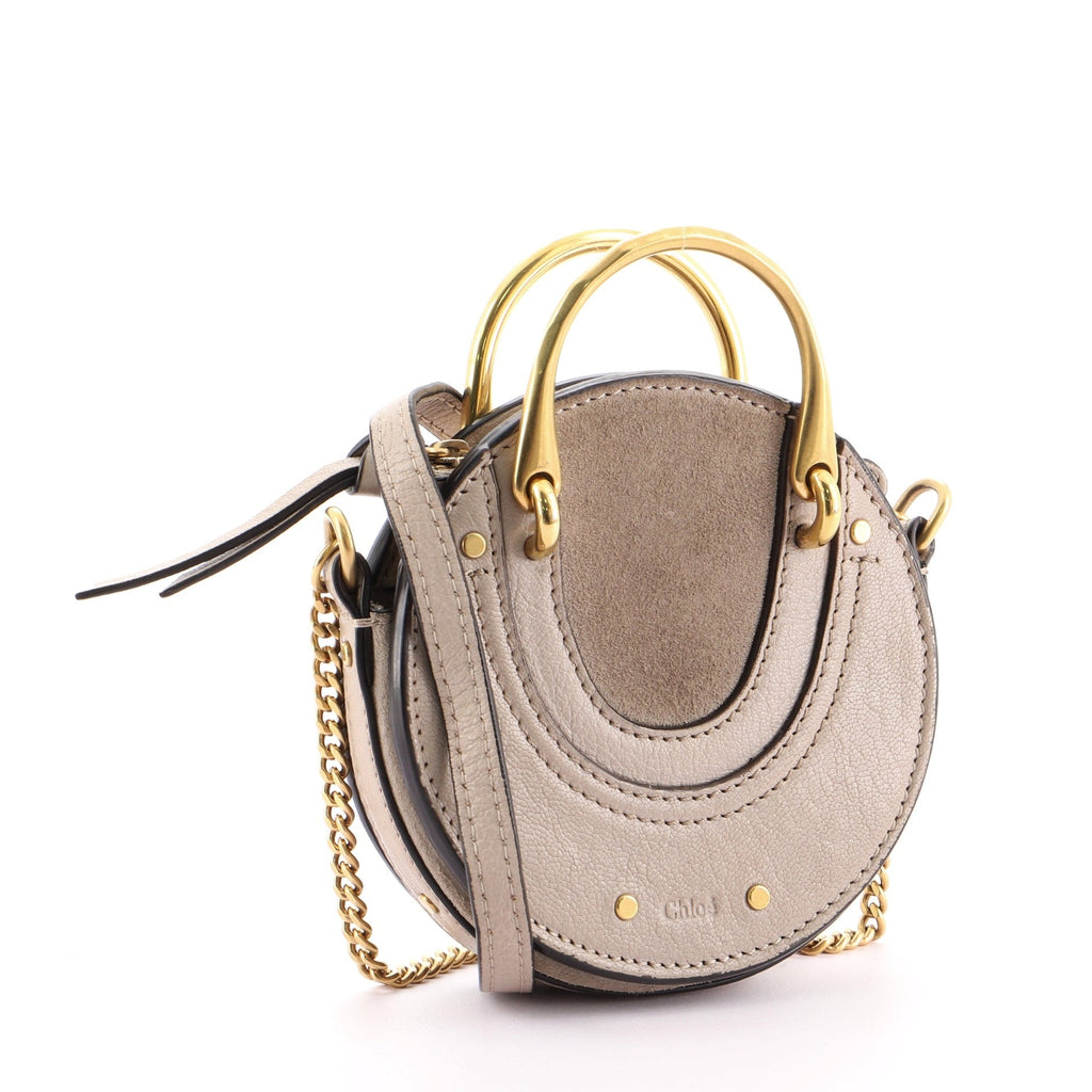 Pixie Crossbody Bag Leather with Suede Mini