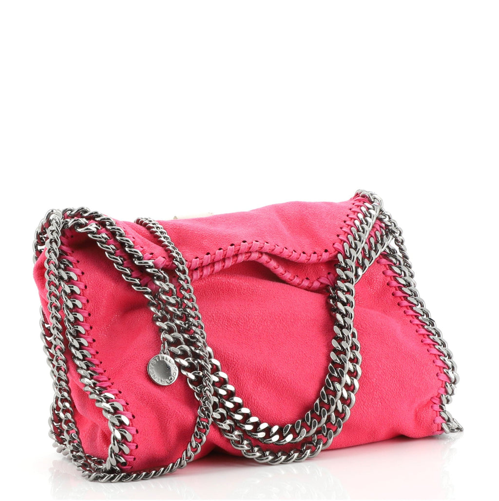 Falabella Fold Over Flap Crossbody Bag Shaggy Deer Mini