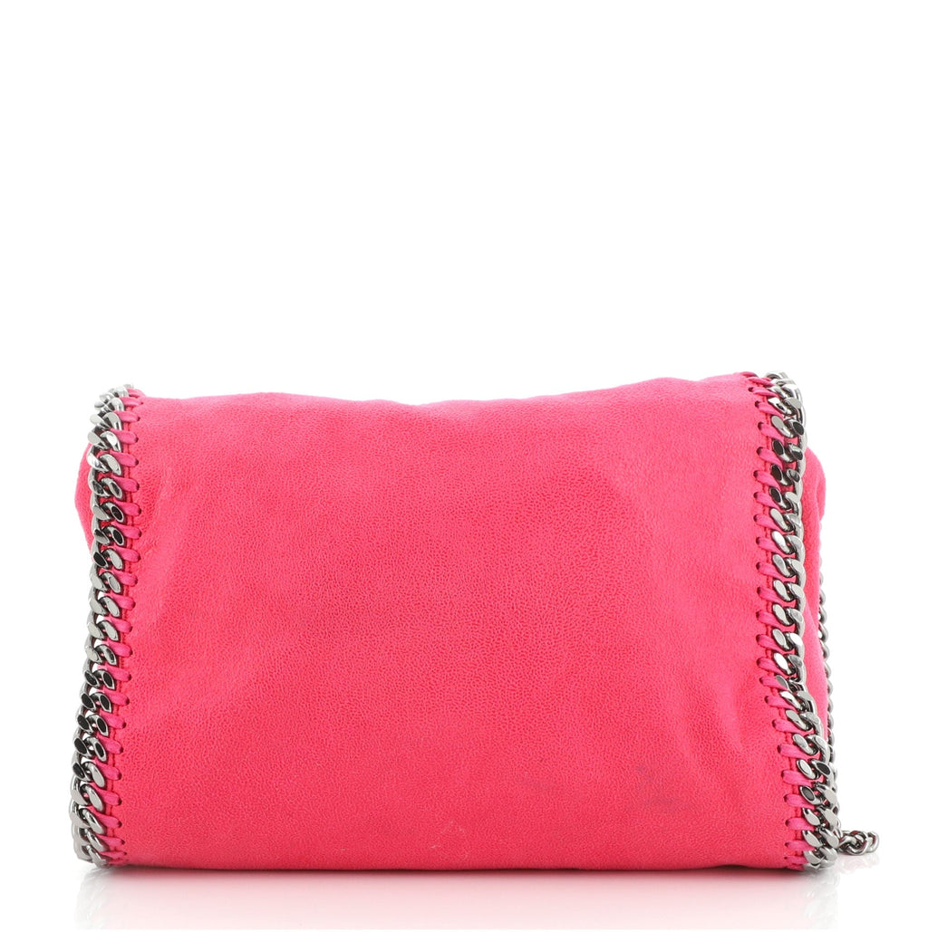 Falabella Fold Over Flap Crossbody Bag Shaggy Deer Mini