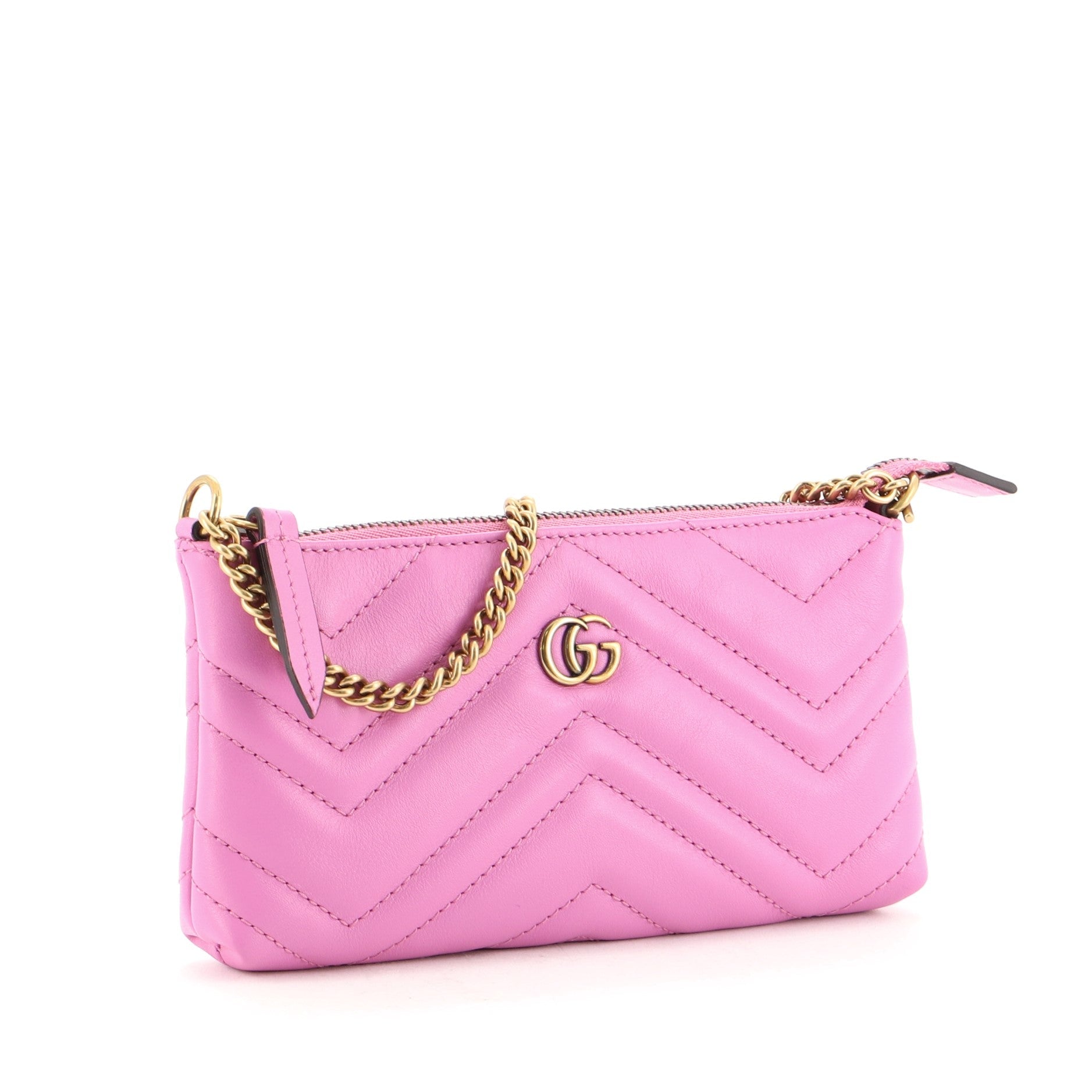 GG Marmont Chain Shoulder Bag Matelasse Leather Mini