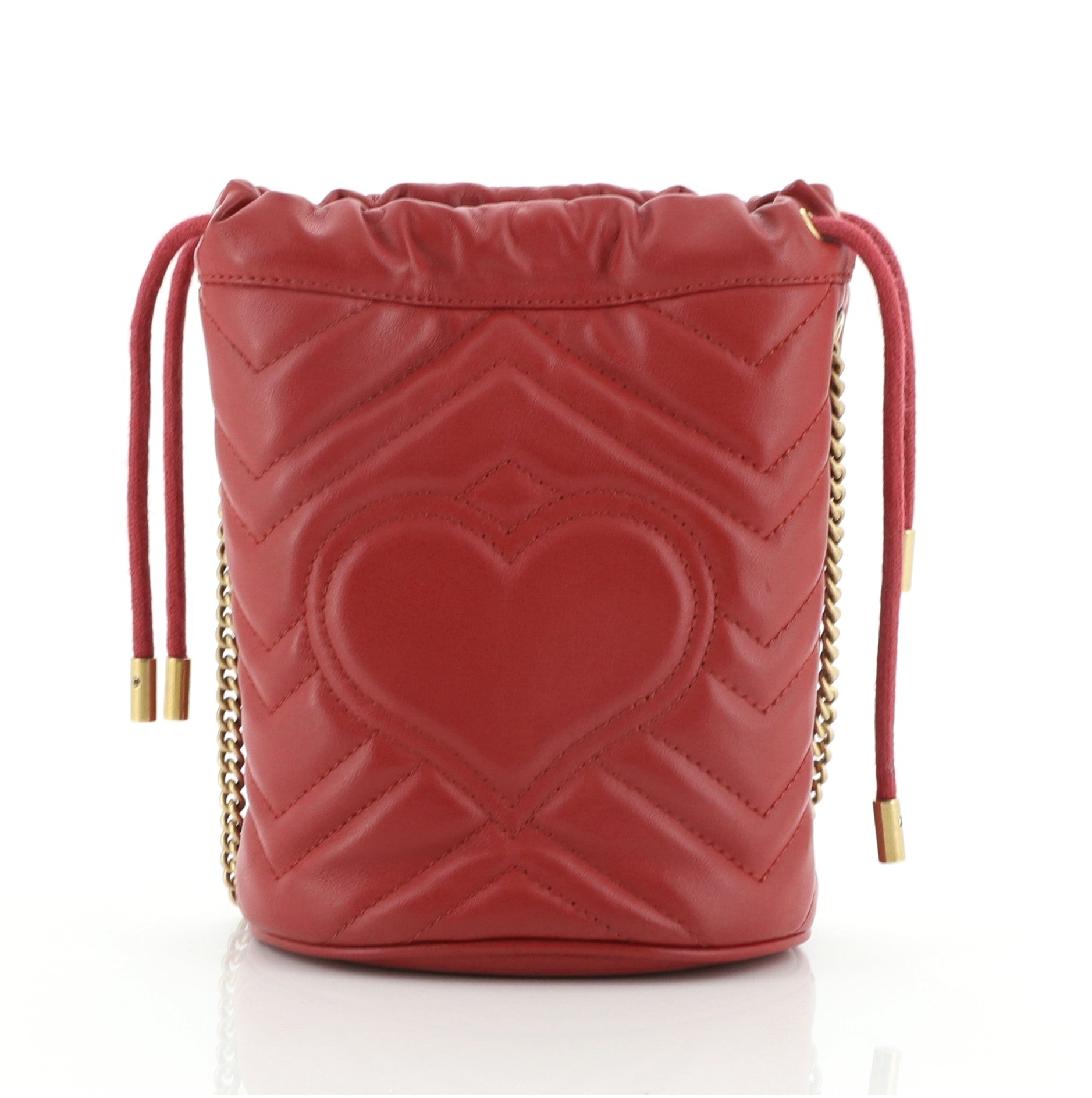 GG Marmont Bucket Bag Matelasse Leather Mini