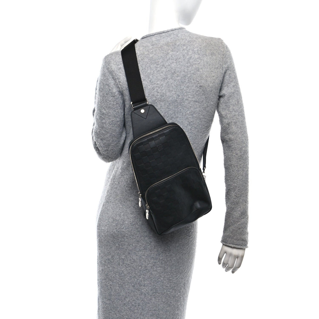 Damier Infini Avenue Sling Bag Onyx