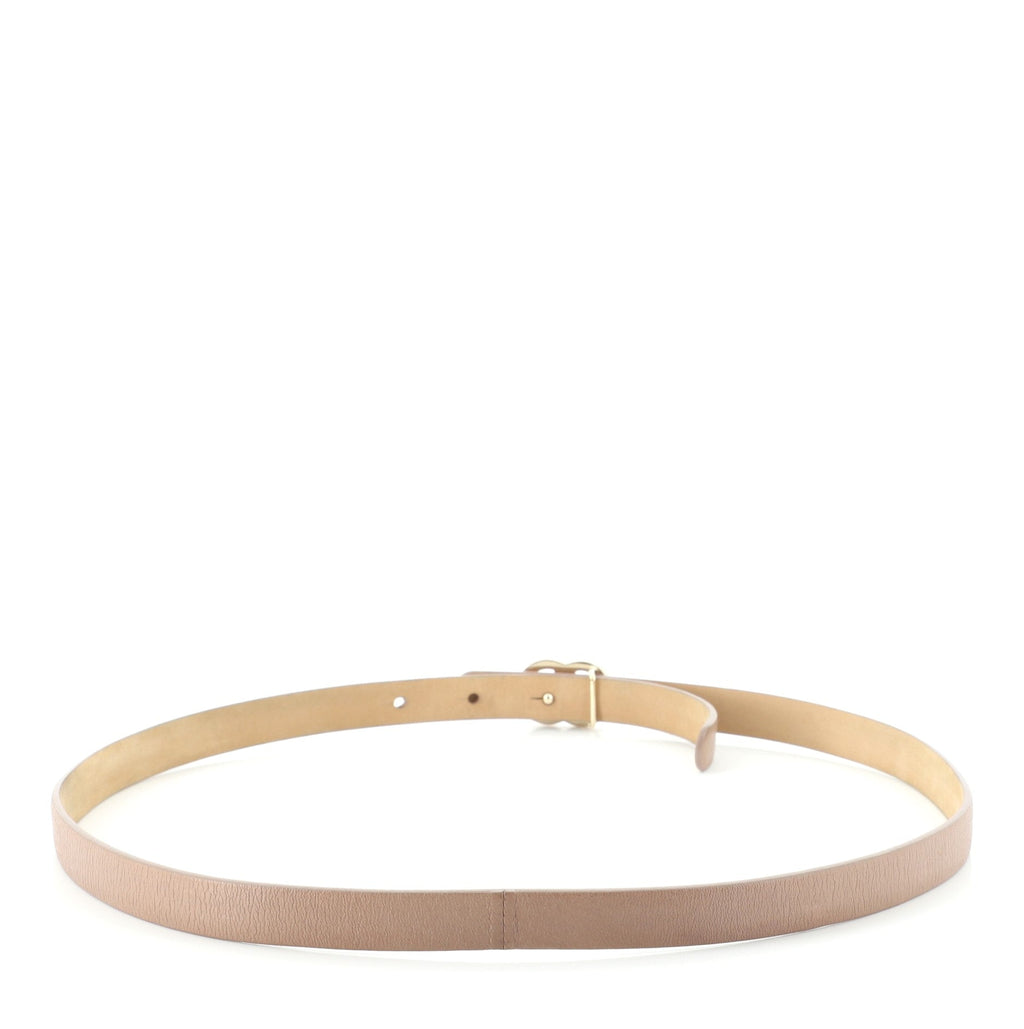 CC Logo Belt Leather Thin 80