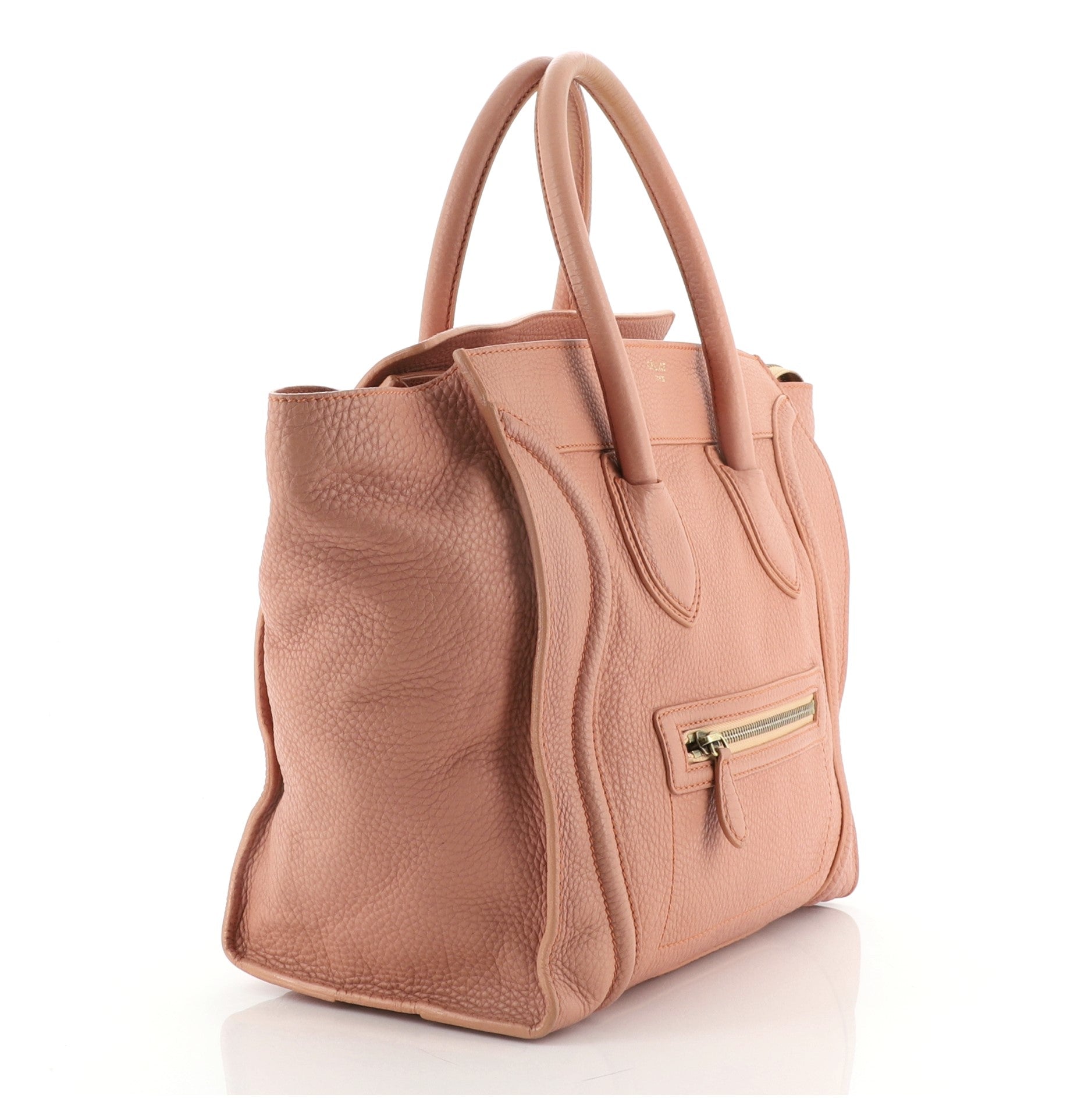Luggage Bag Grainy Leather Mini
