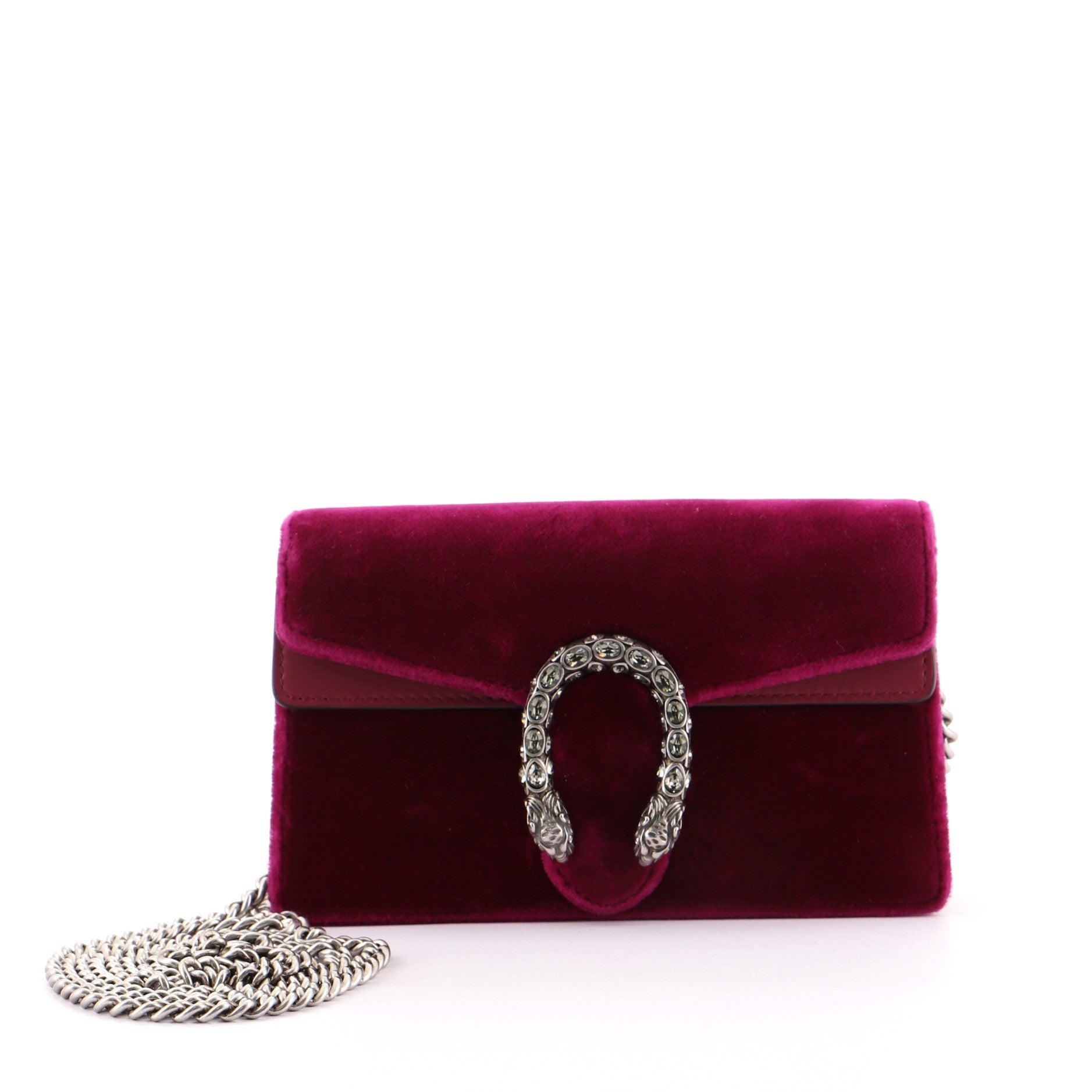 Dionysus Bag GG Velvet Super Mini