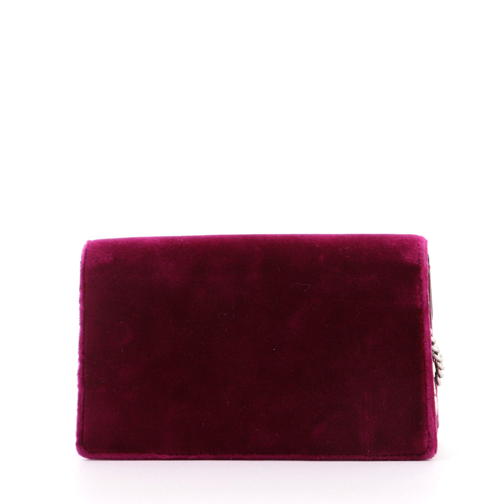 Dionysus Bag GG Velvet Super Mini