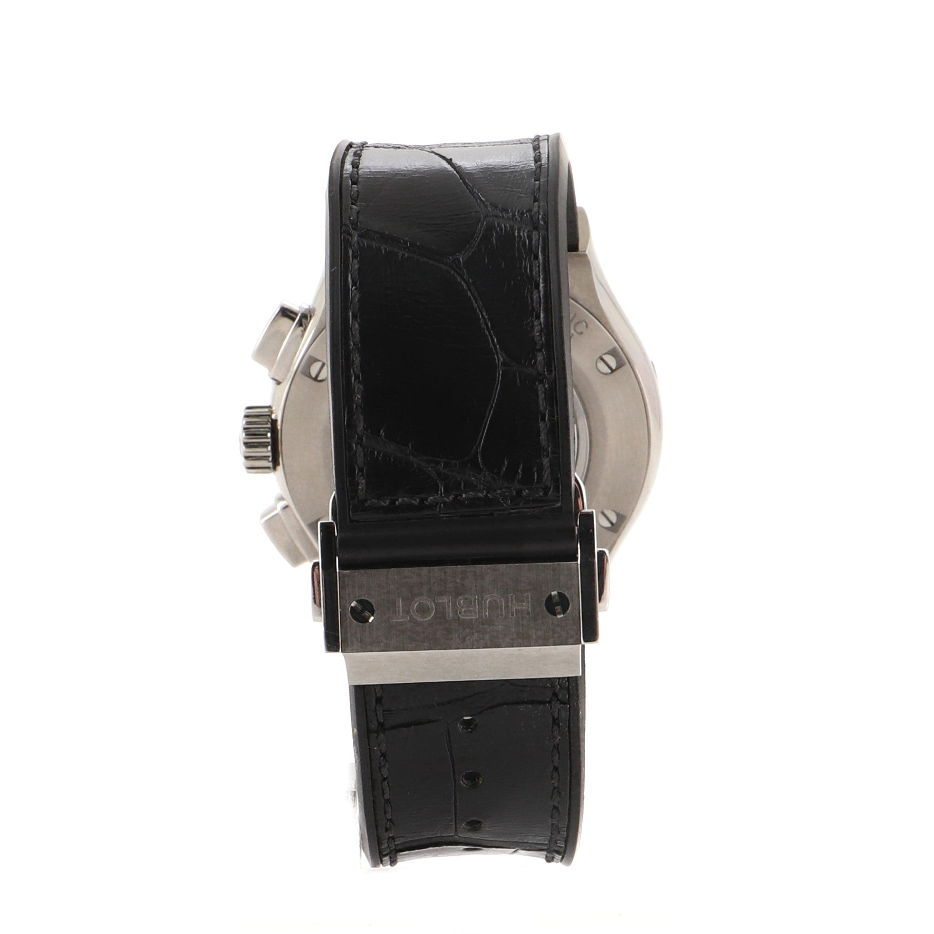 Classic Fusion Aerofusion Chronograph Skeleton Automatic Watch Titanium and Alligator with Rubber 45