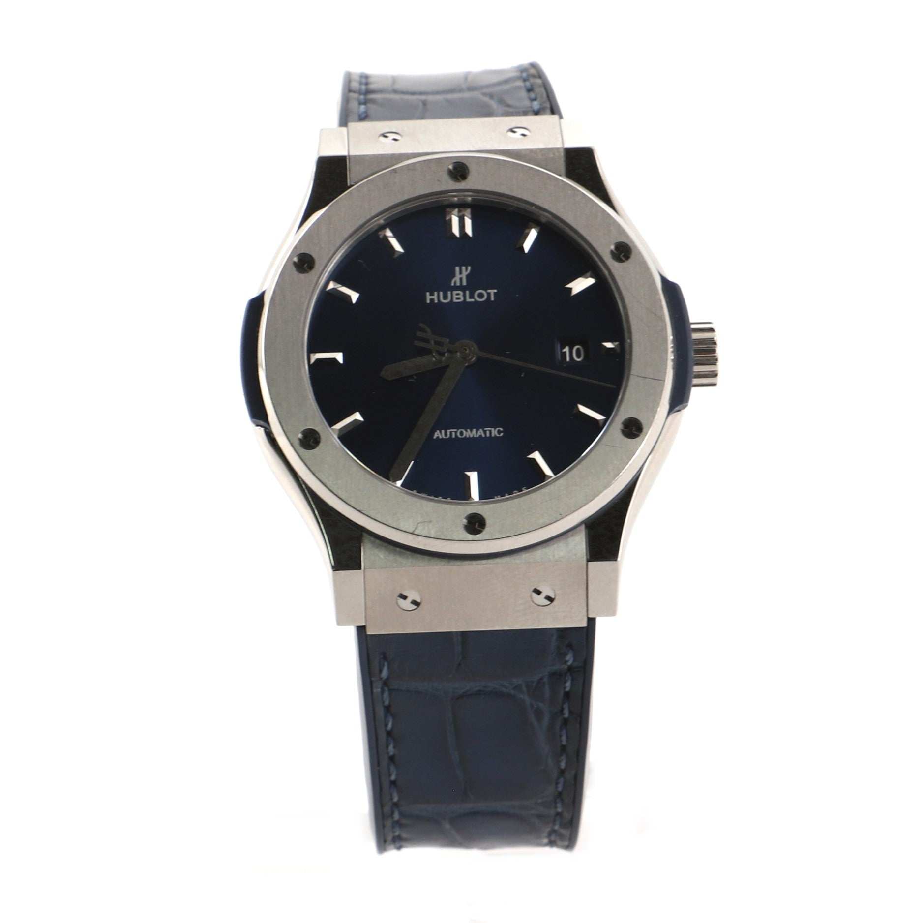 Classic Fusion Automatic Watch Titanium and Alligator with Rubber 42