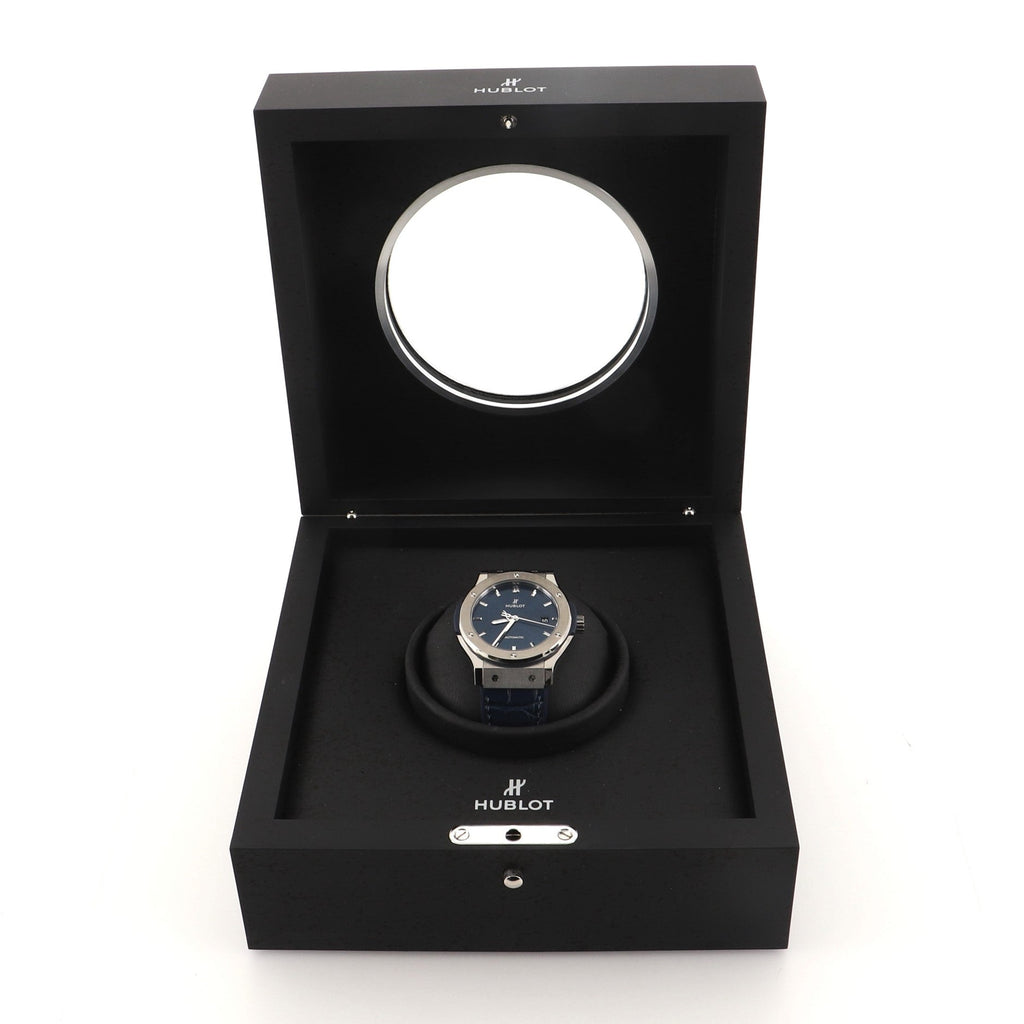 Classic Fusion Automatic Watch Titanium and Alligator with Rubber 42