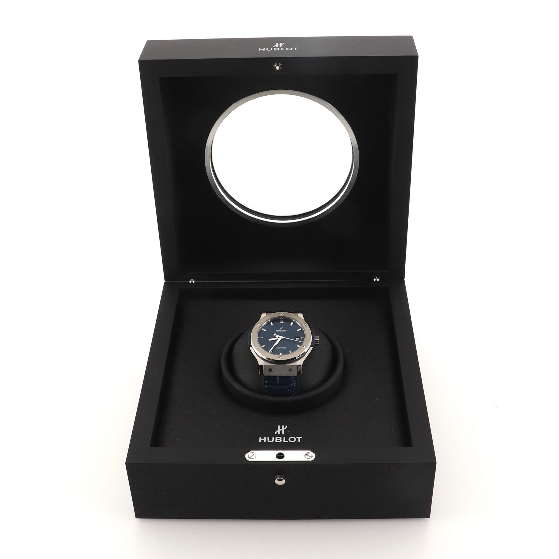 Classic Fusion Automatic Watch Titanium and Alligator with Rubber 42