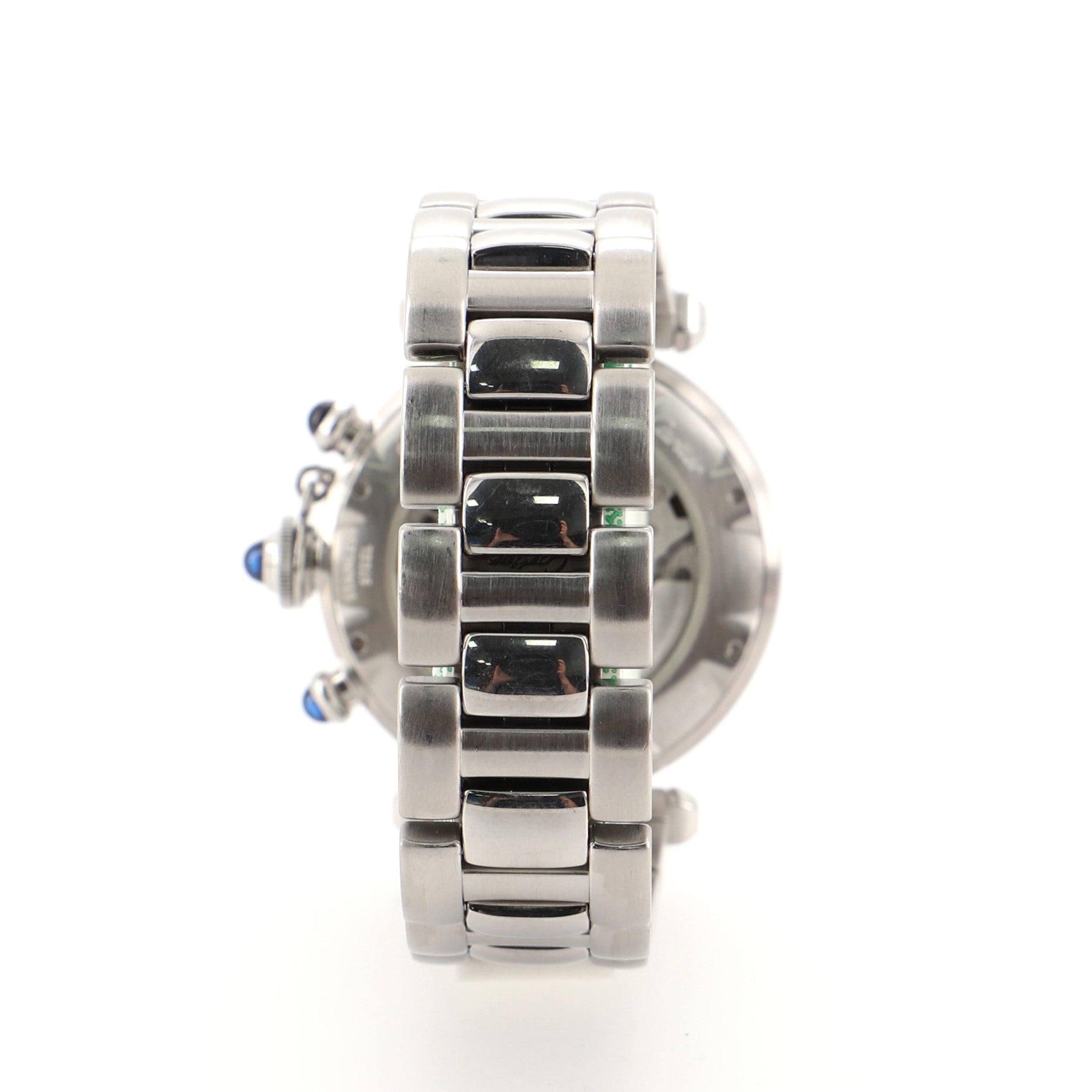 Pasha de Cartier Chronograph Automatic Watch Stainless Steel 38