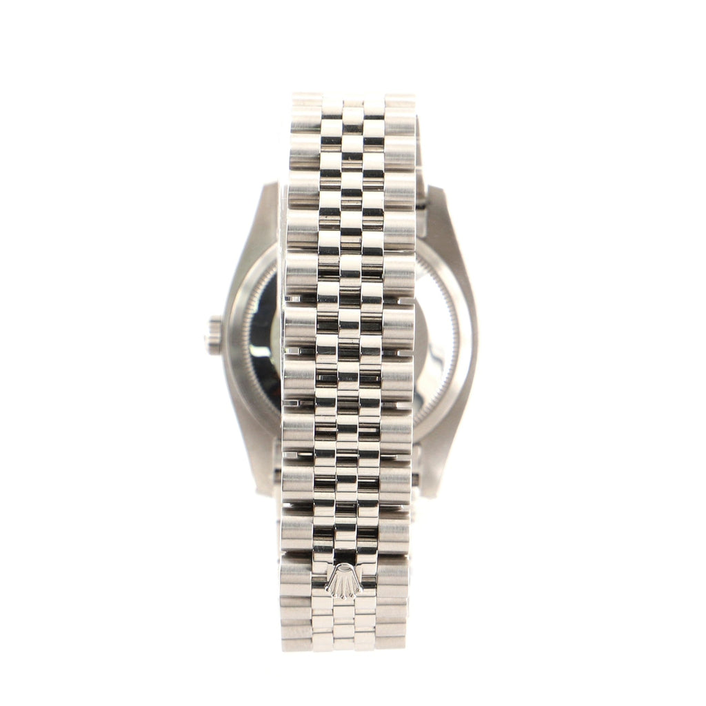Oyster Perpetual Datejust Automatic Watch Stainless Steel and White Gold with Diamond Markers 36