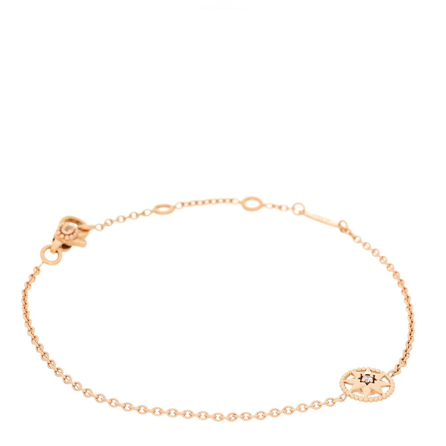 18K Rose Gold Diamond XS Rose Des Vents Bracelet
