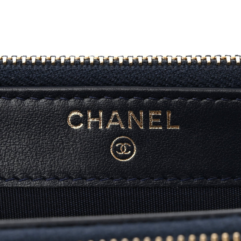 Canvas Small Deauville Clutch With Chain Black