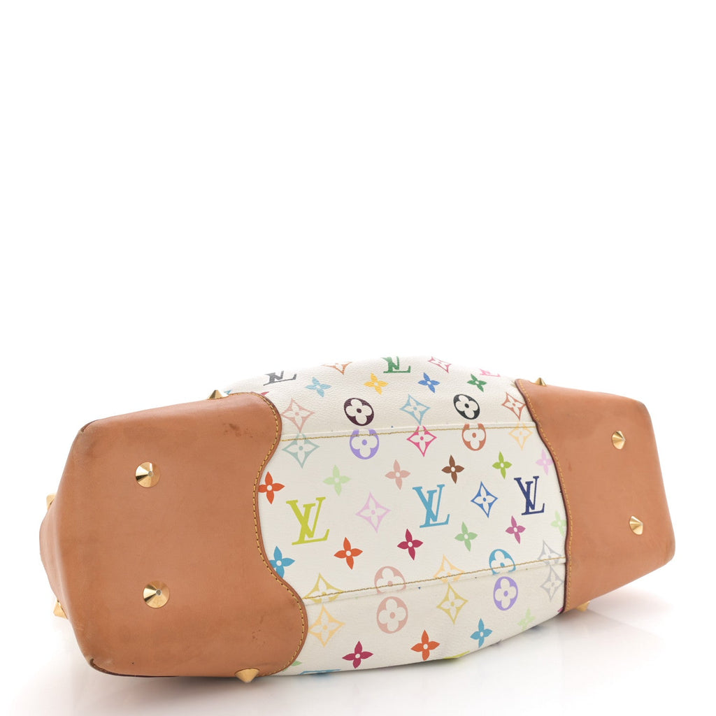 Monogram Multicolor Judy GM White