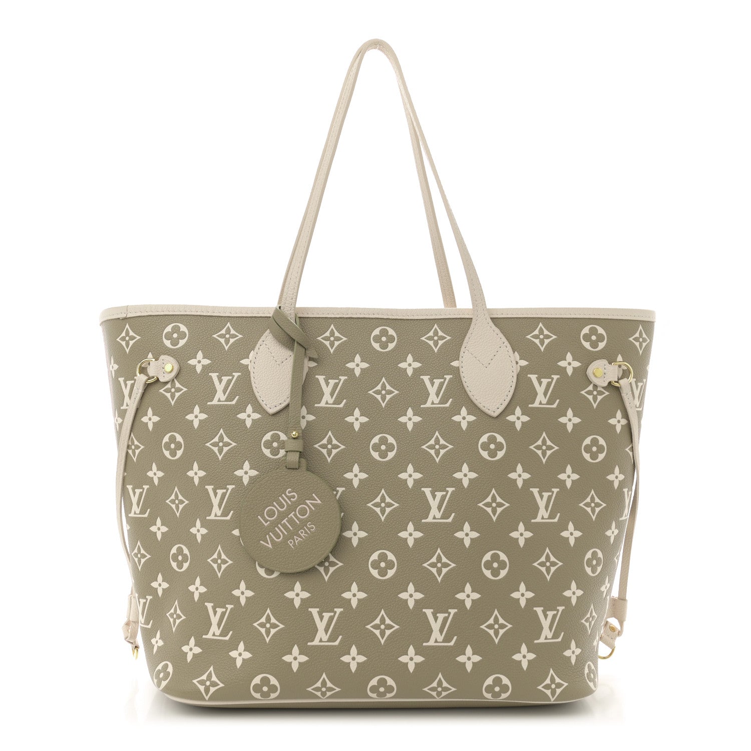 Empreinte Monogram Spring In The City Neverfull MM Kaki Beige Cream