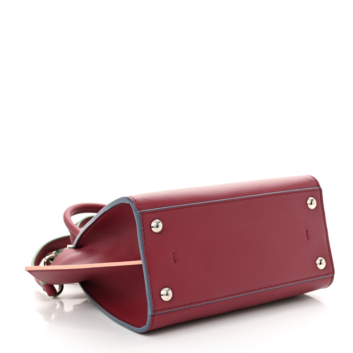Vitello Dolce Mini 3jours Tote Black Cherry