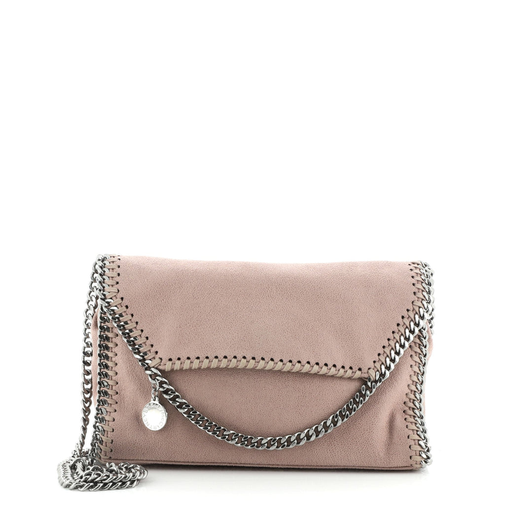 Falabella Fold Over Flap Crossbody Bag Shaggy Deer Mini