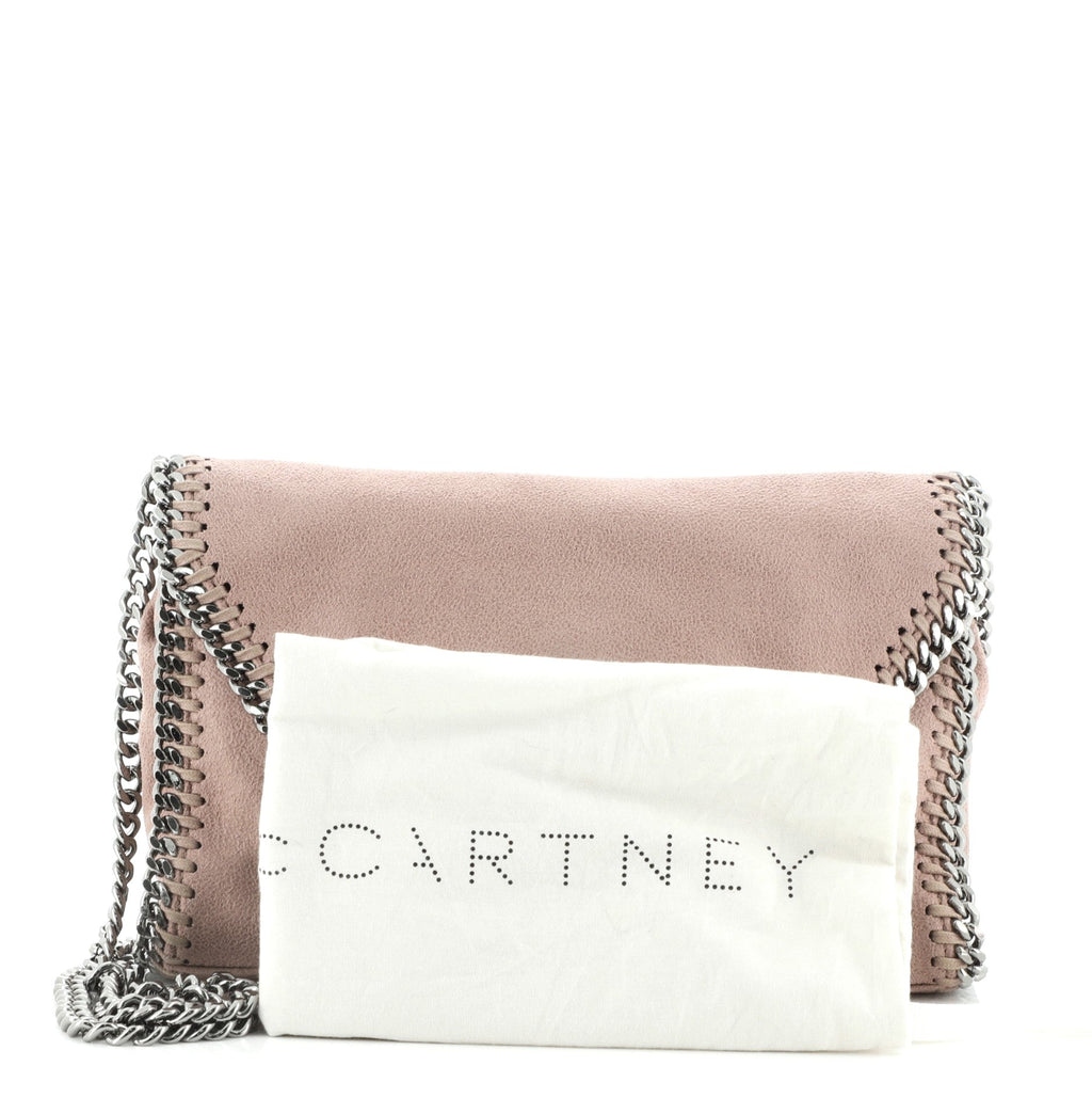 Falabella Fold Over Flap Crossbody Bag Shaggy Deer Mini