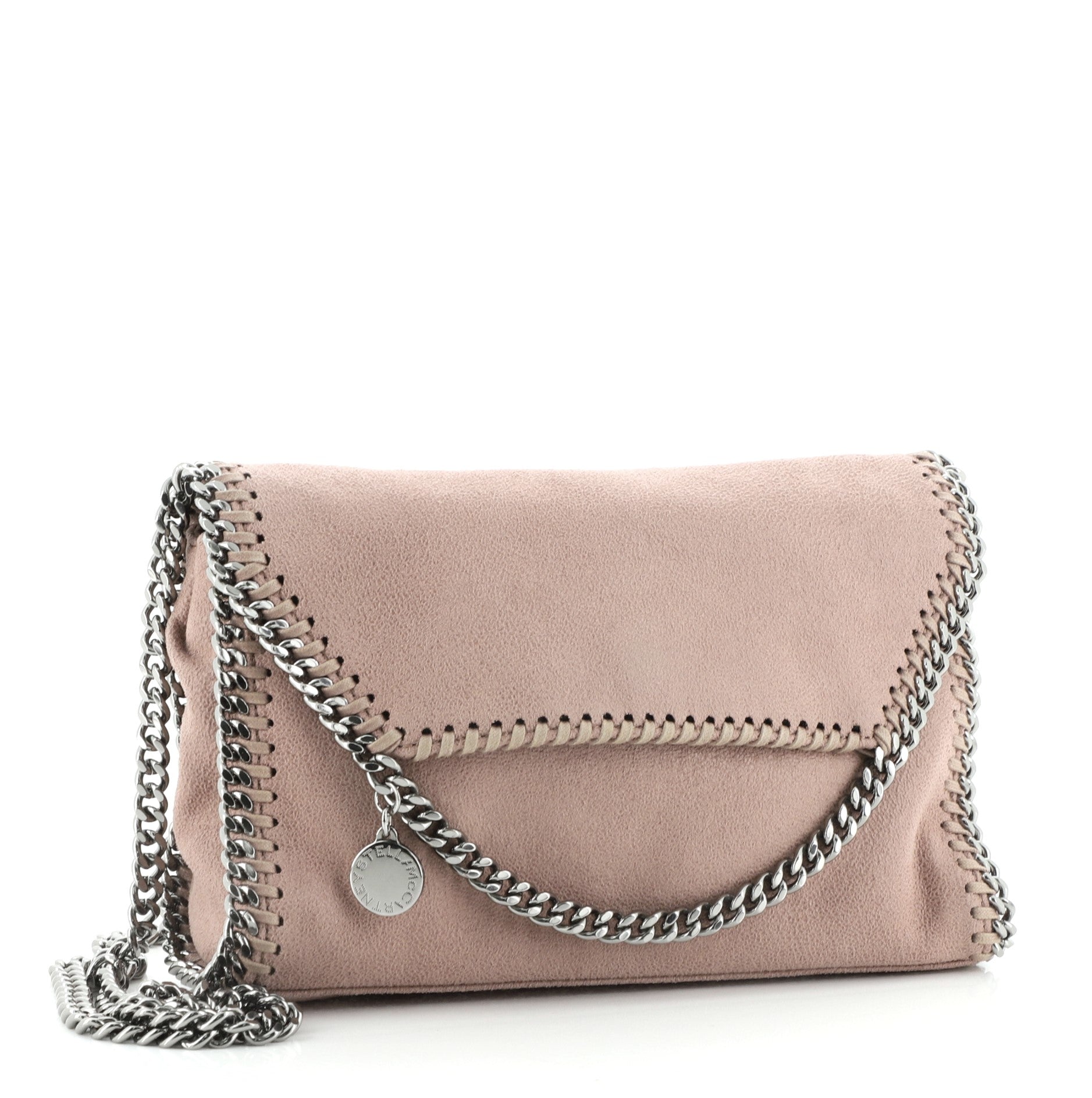 Falabella Fold Over Flap Crossbody Bag Shaggy Deer Mini