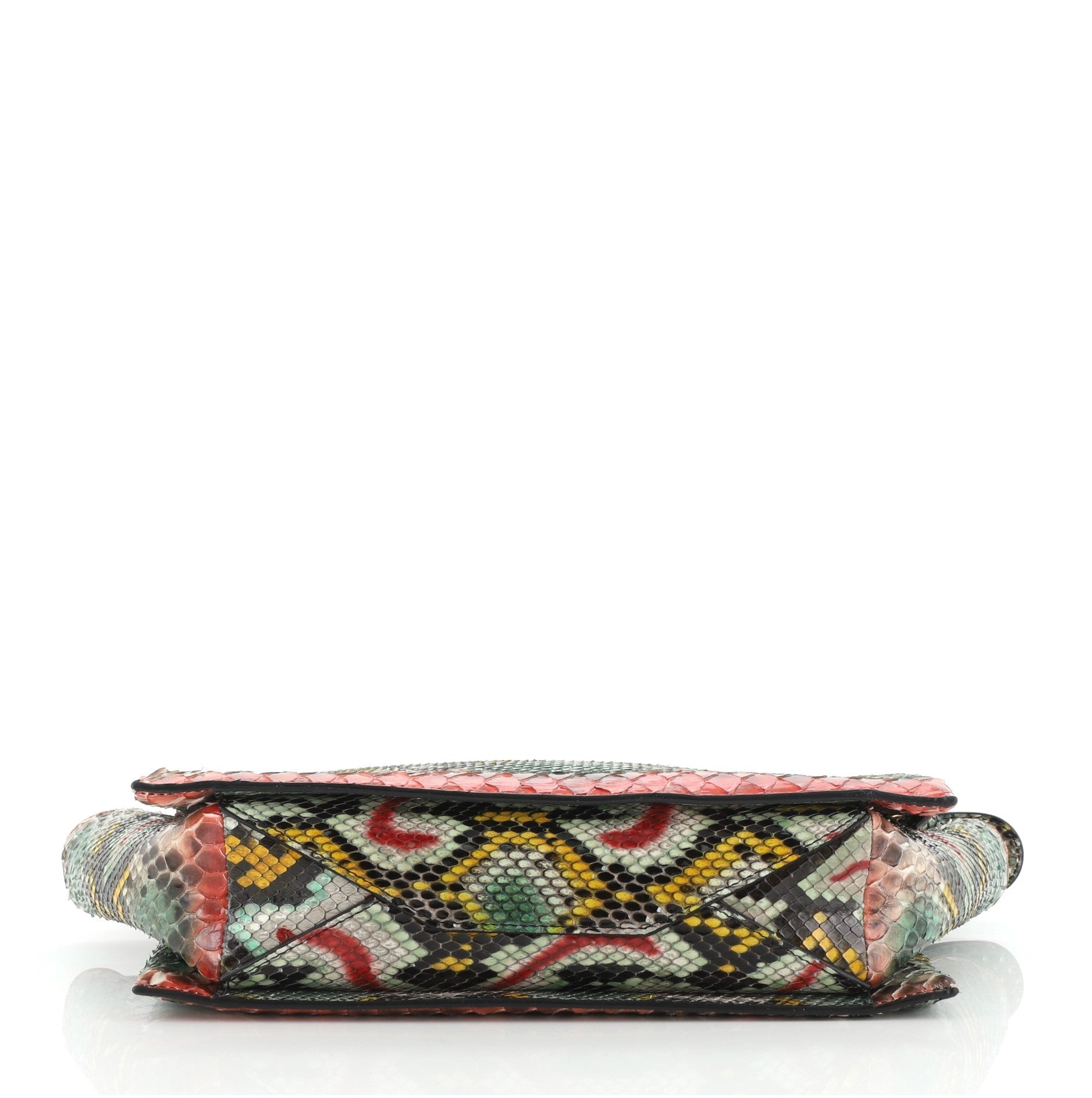 Tri-Fold Clutch on Chain Python