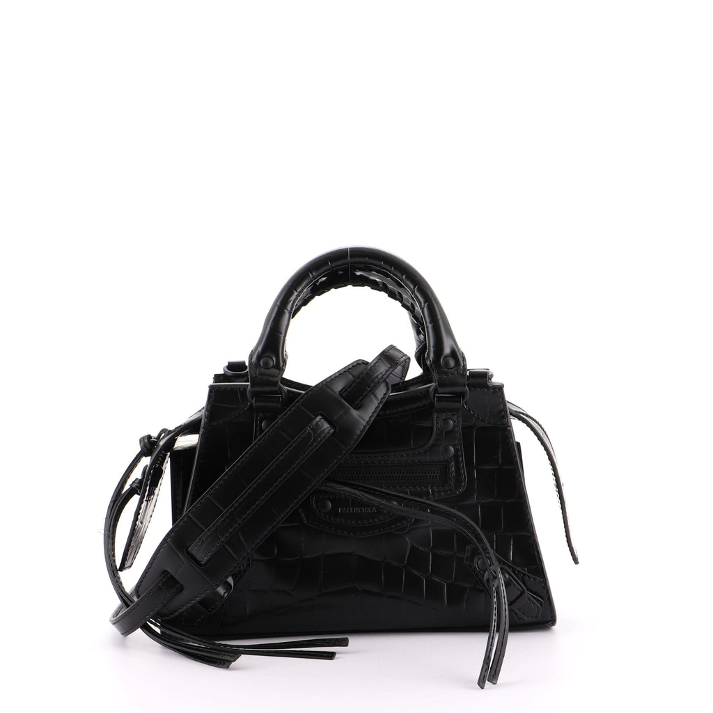 Neo Classic City Crocodile Embossed Leather Mini