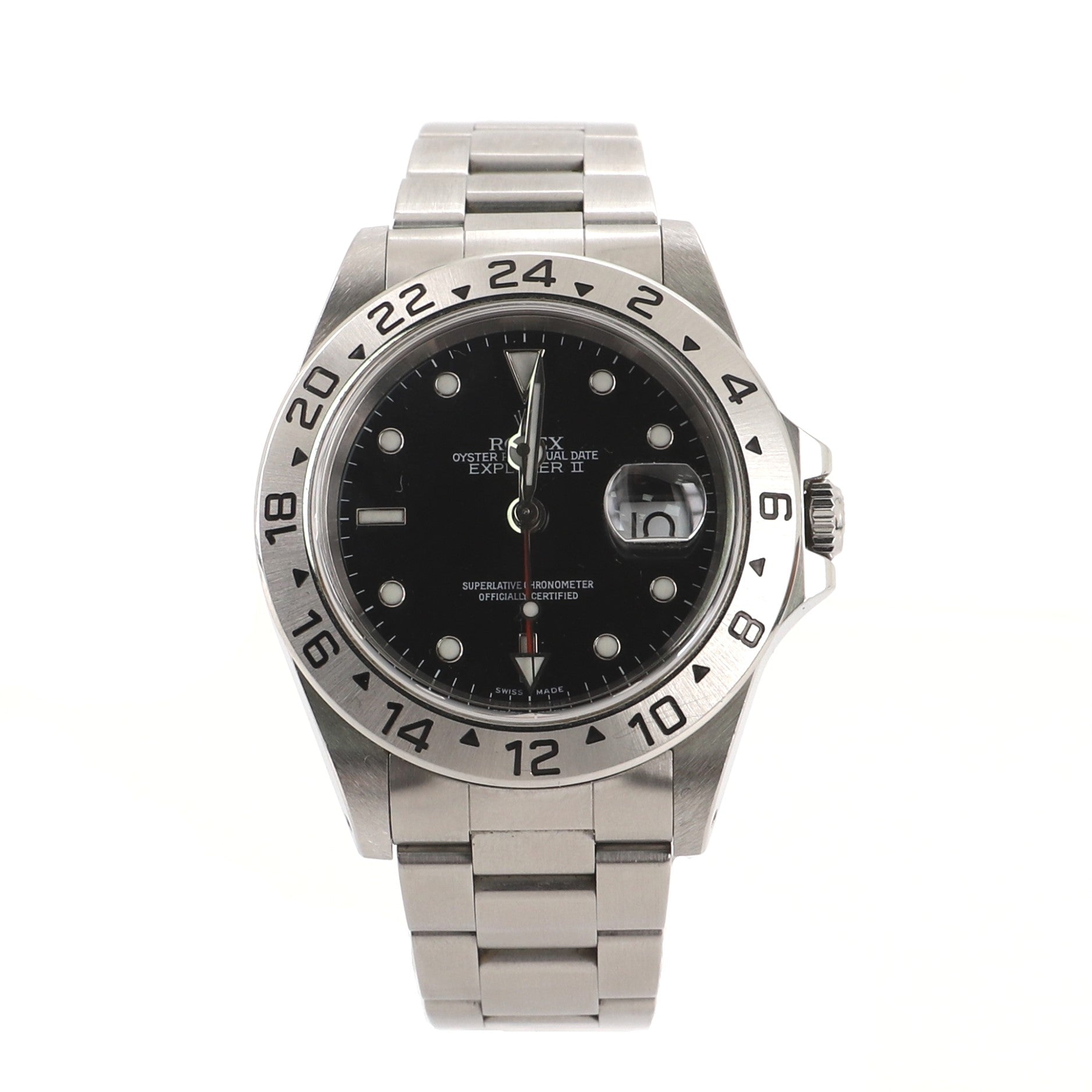 Oyster Perpetual Explorer II Automatic Watch Stainless Steel 40