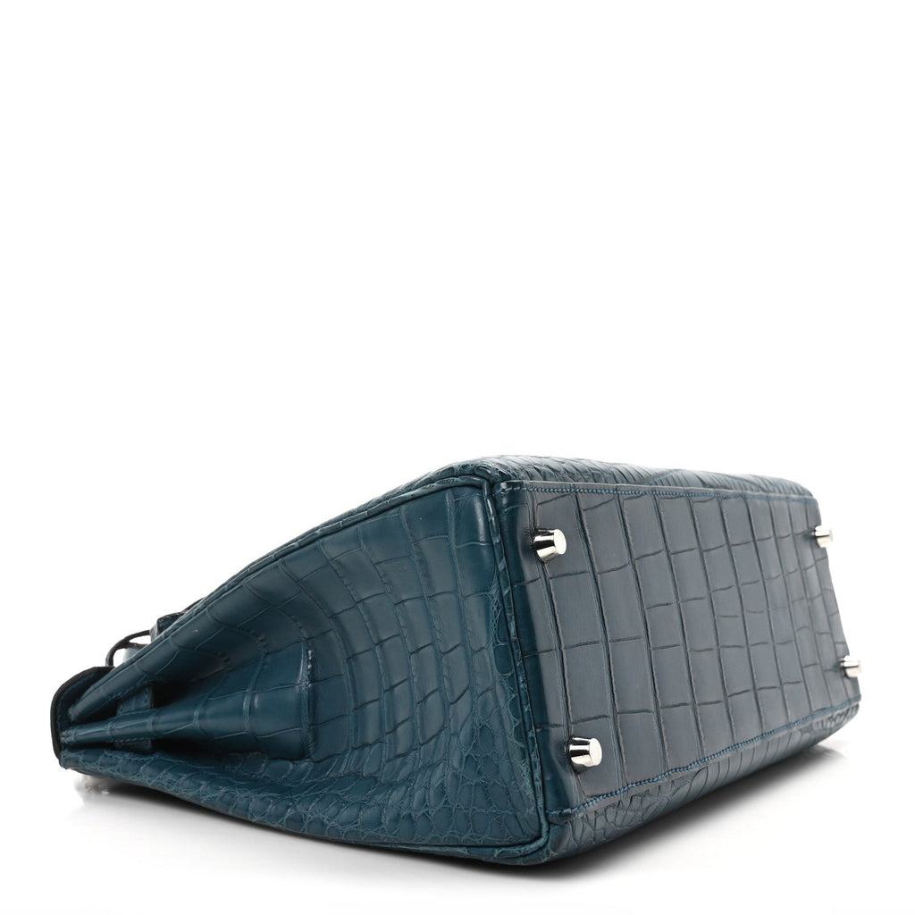 Matte Alligator Kelly Retourne 32 Colvert