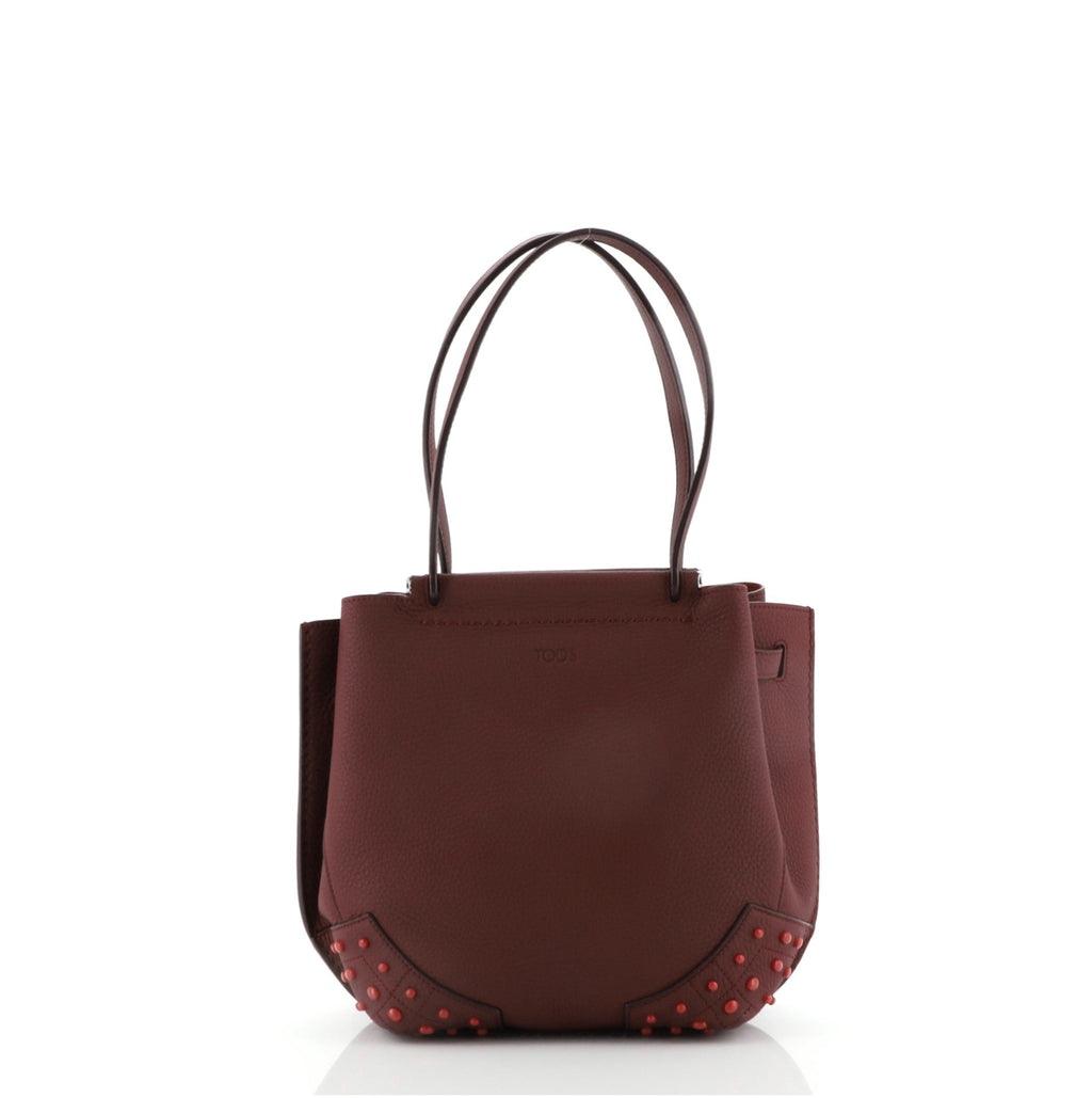 Wave Tote Leather Mini