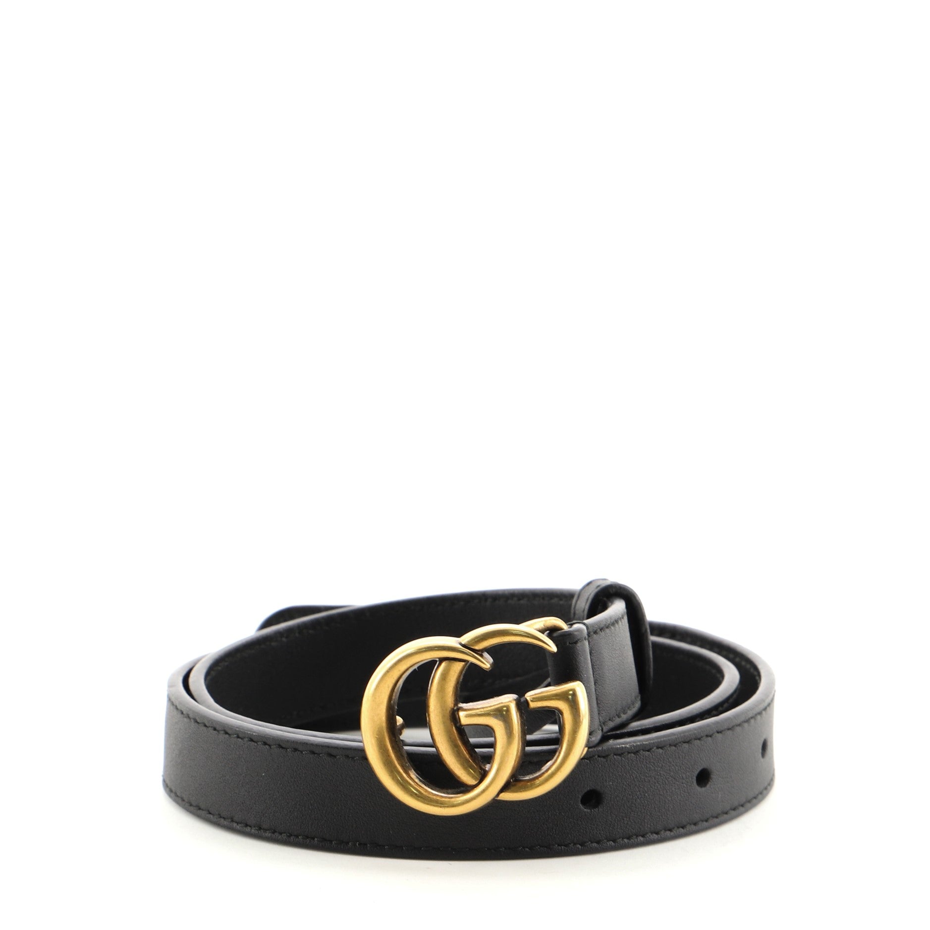 GG Marmont Belt Leather Thin 65
