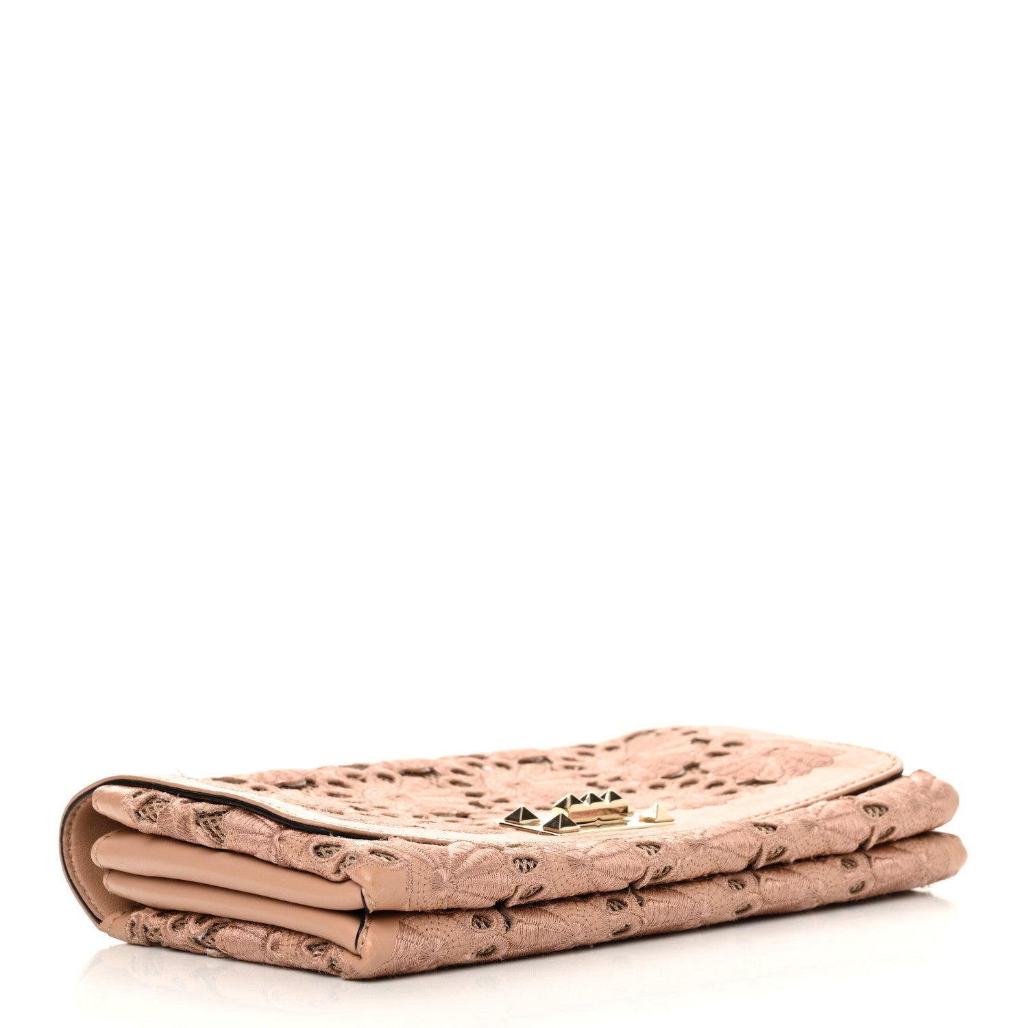 Nappa Lace Girello Flap Blush
