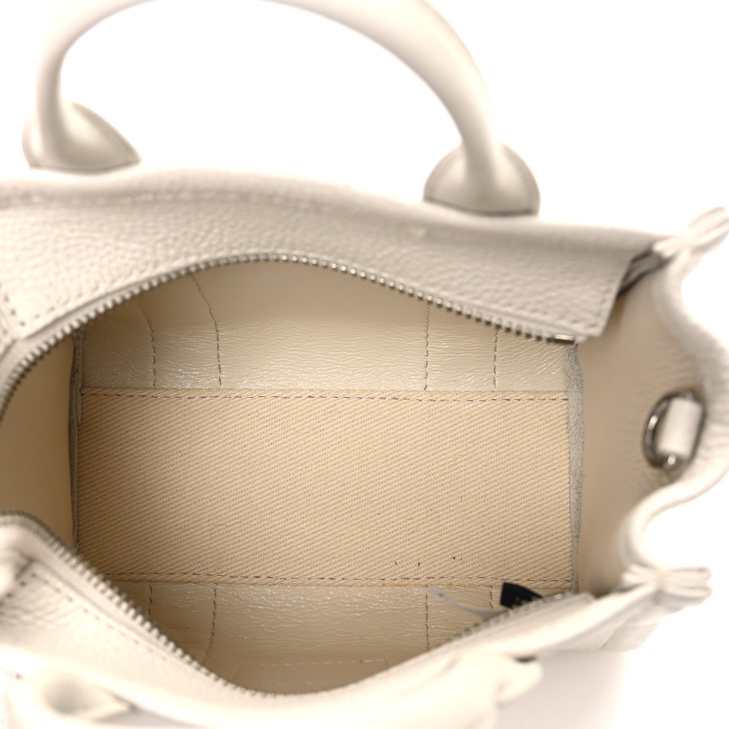 Grained Calfskin Mini The Tote Bag Cotton