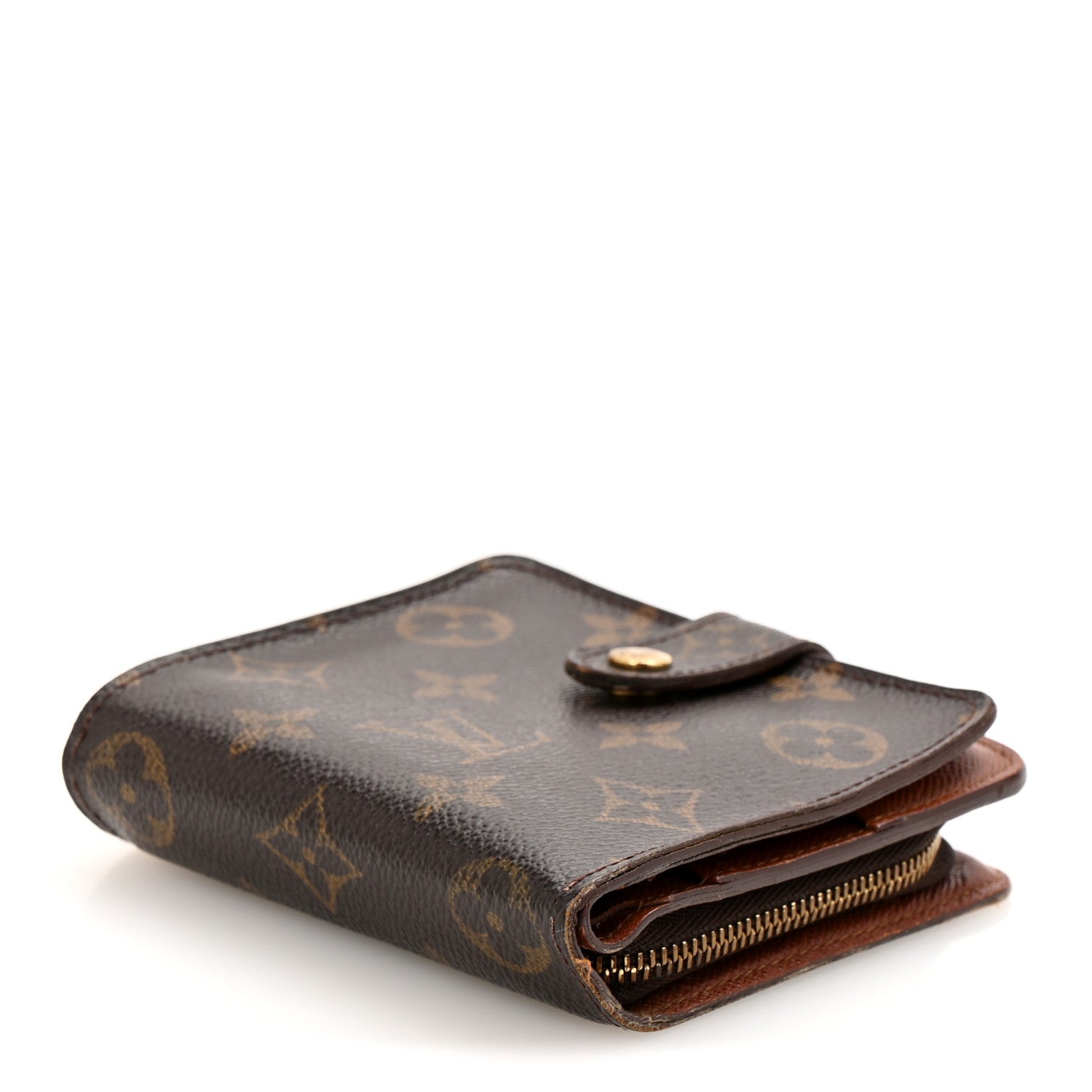 Monogram Compact Zippe Zipped Wallet