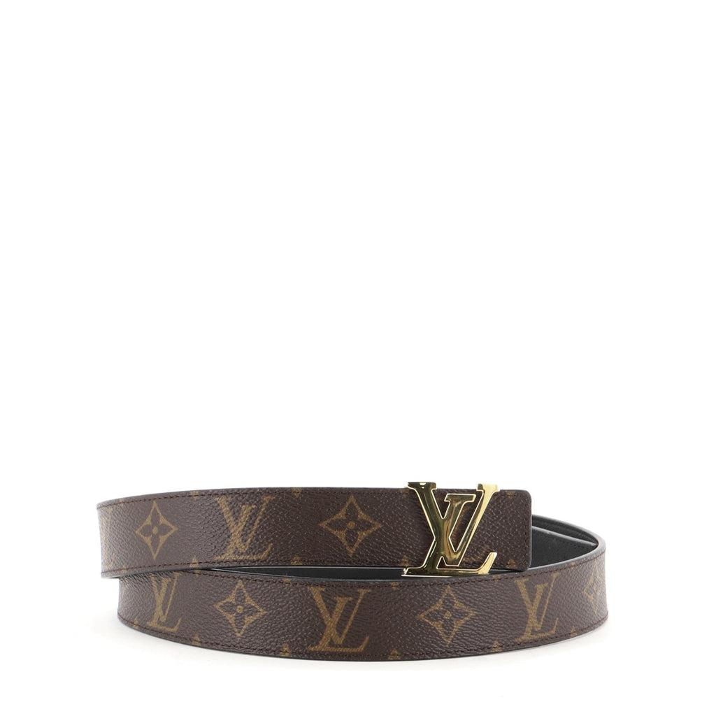 LV Initiales Reversible Belt Monogram Canvas and Leather Wide 90