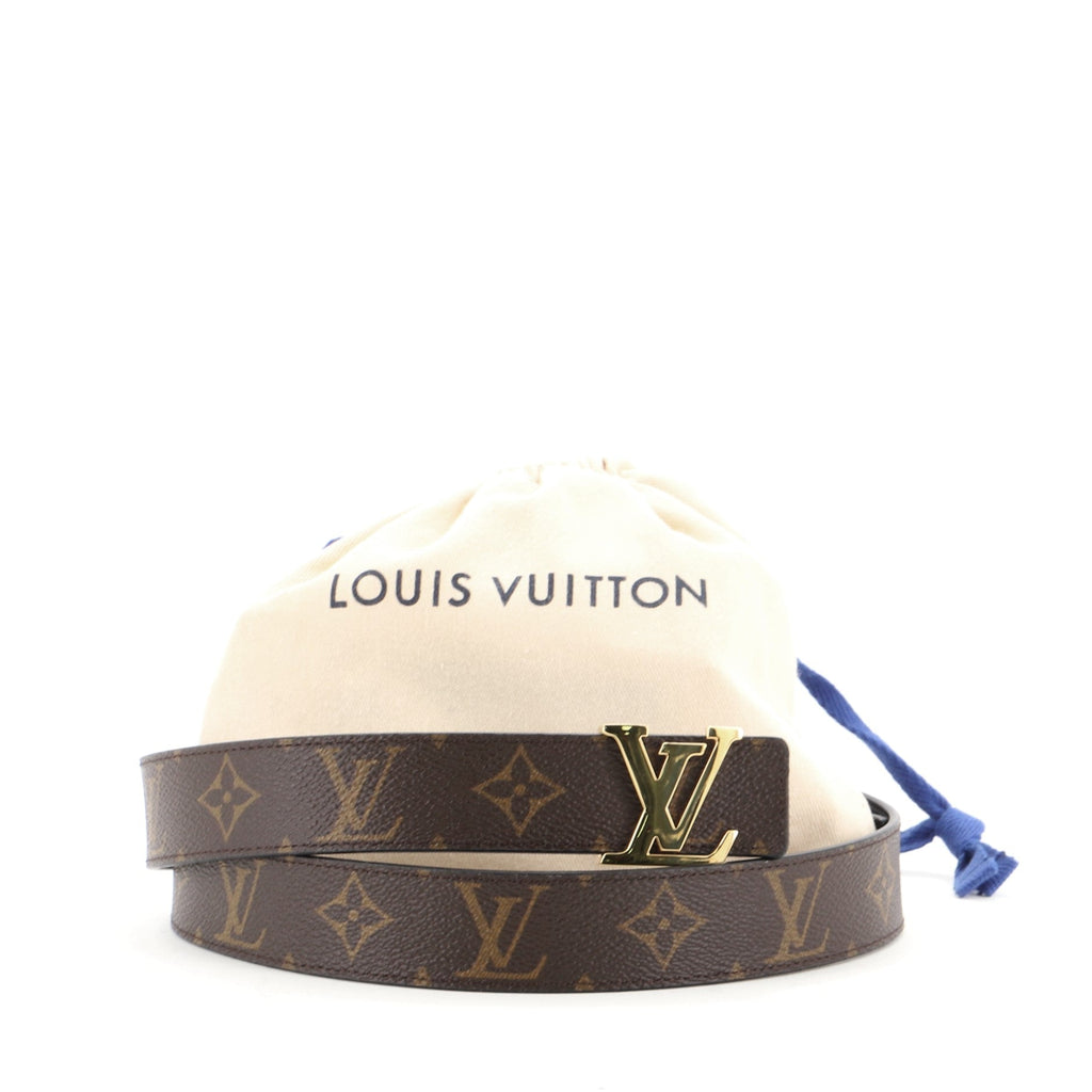 LV Initiales Reversible Belt Monogram Canvas and Leather Wide 90