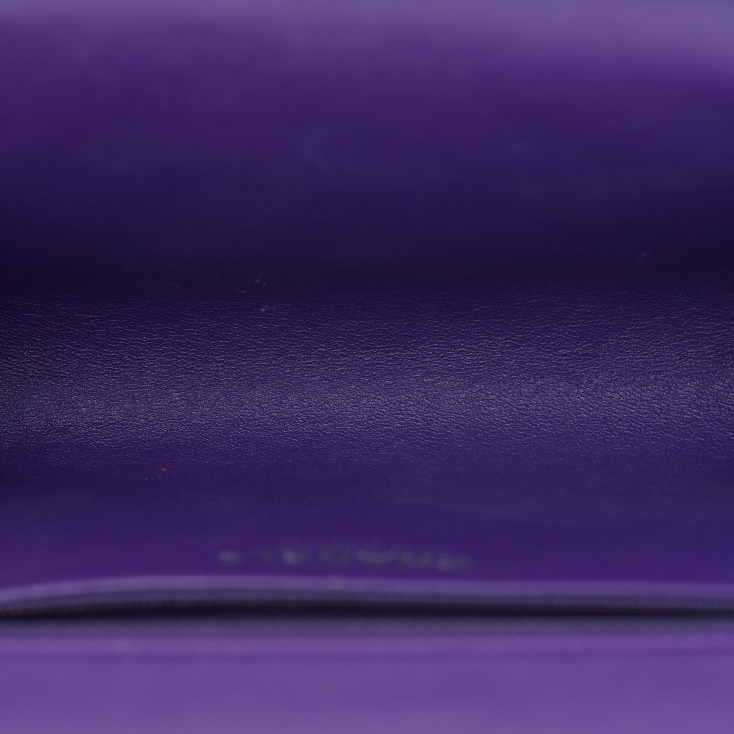 Patent Quilted Timeless Clutch Purple