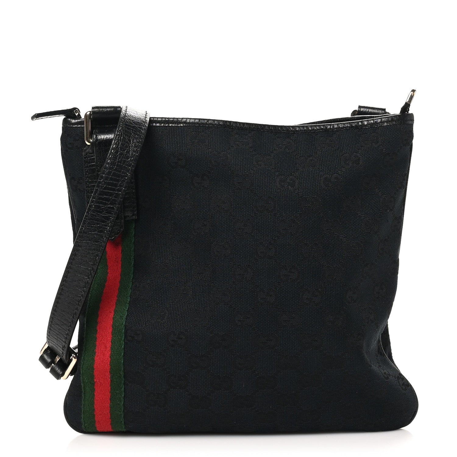 Monogram Web Jolicoeur Charms Messenger Bag Black