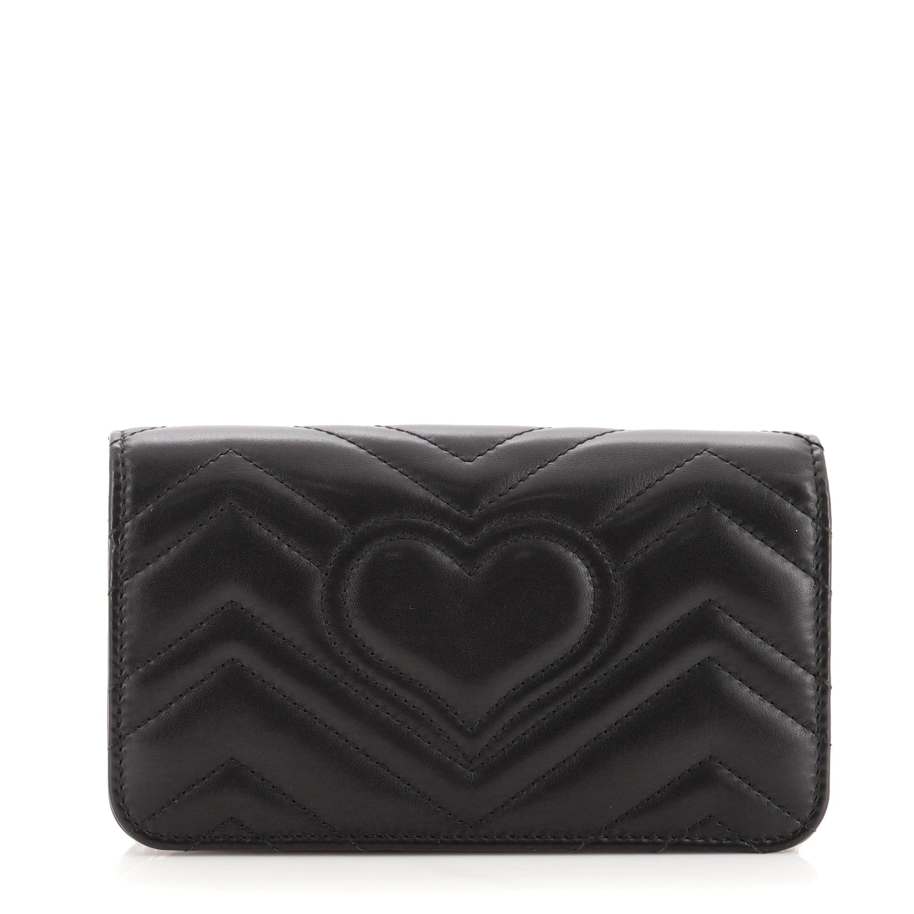 GG Marmont Chain Flap Bag Embellished Matelasse Leather Mini