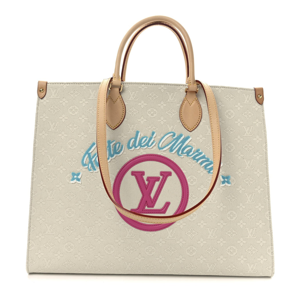 Jacquard Embroidered Tufted Monogram Forte Dei Marmi Onthego GM