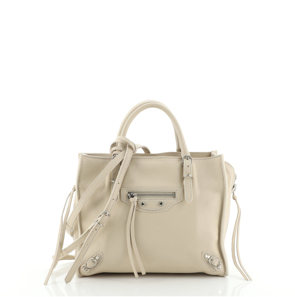 Papier A4 Zip Around Classic Studs Bag Leather Mini
